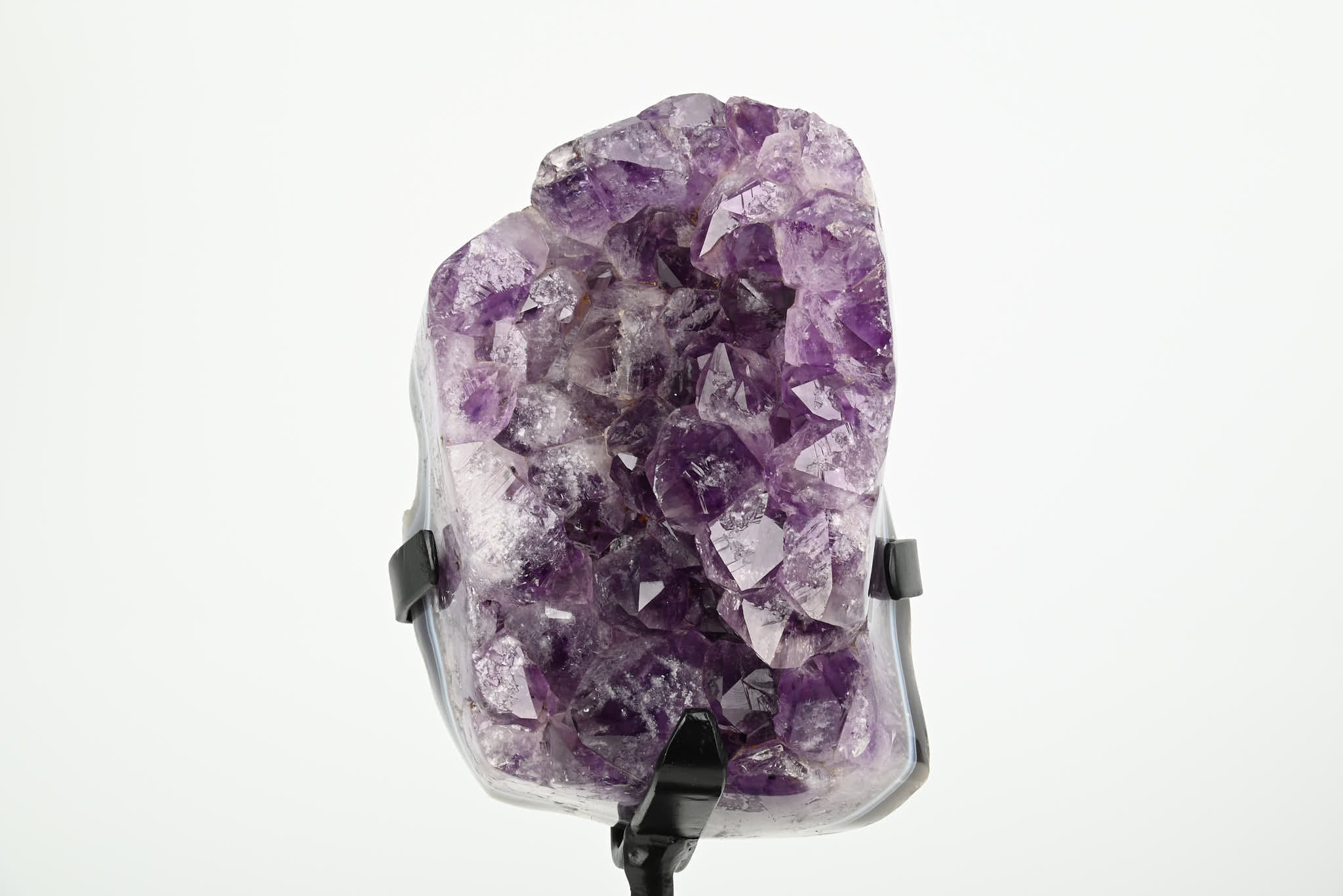 Amethyst Cluster on Stand - Medium 24cm Tall - #CLUSAM-63012