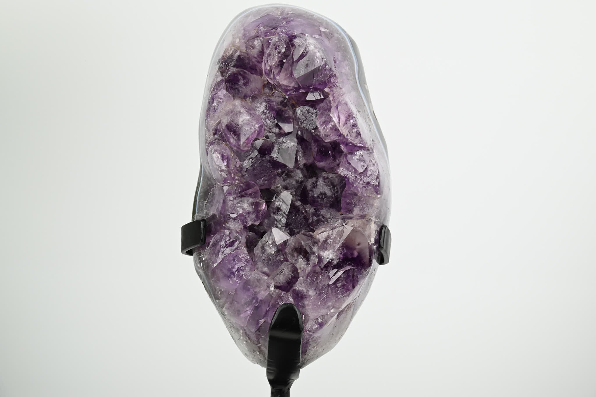 Amethyst Cluster on Stand - Medium 24cm Tall - #CLUSAM-63009