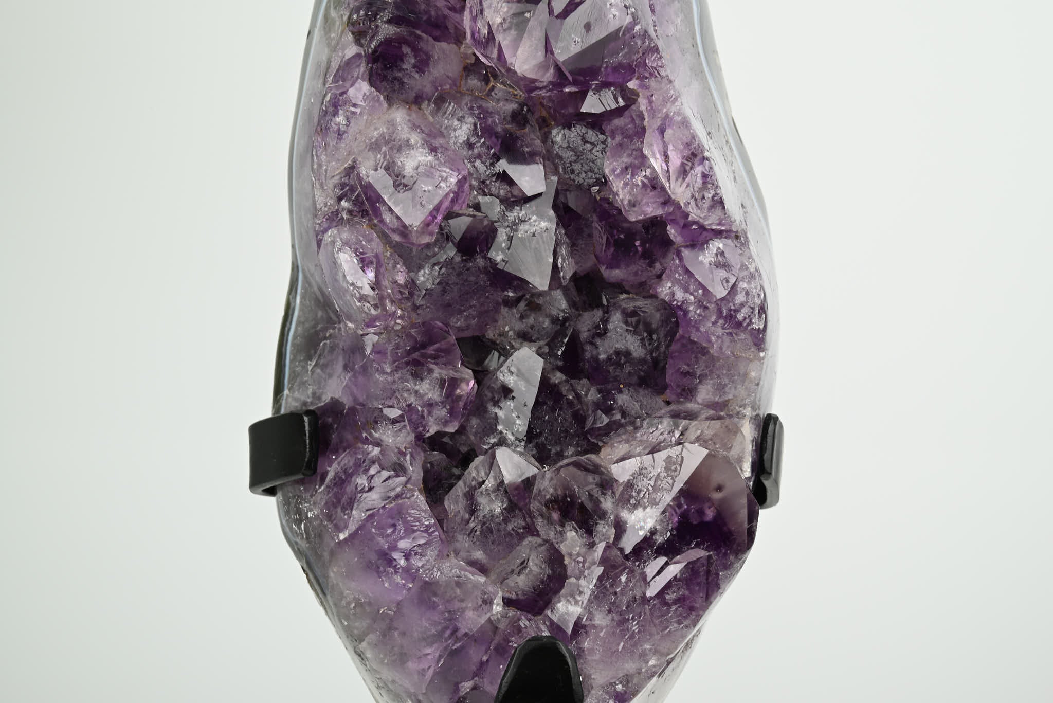 Amethyst Cluster on Stand - Medium 24cm Tall - #CLUSAM-63009