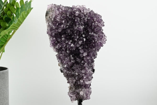 Amethyst Cluster on Stand - Large 28cm Tall - #CLUSAM-63007