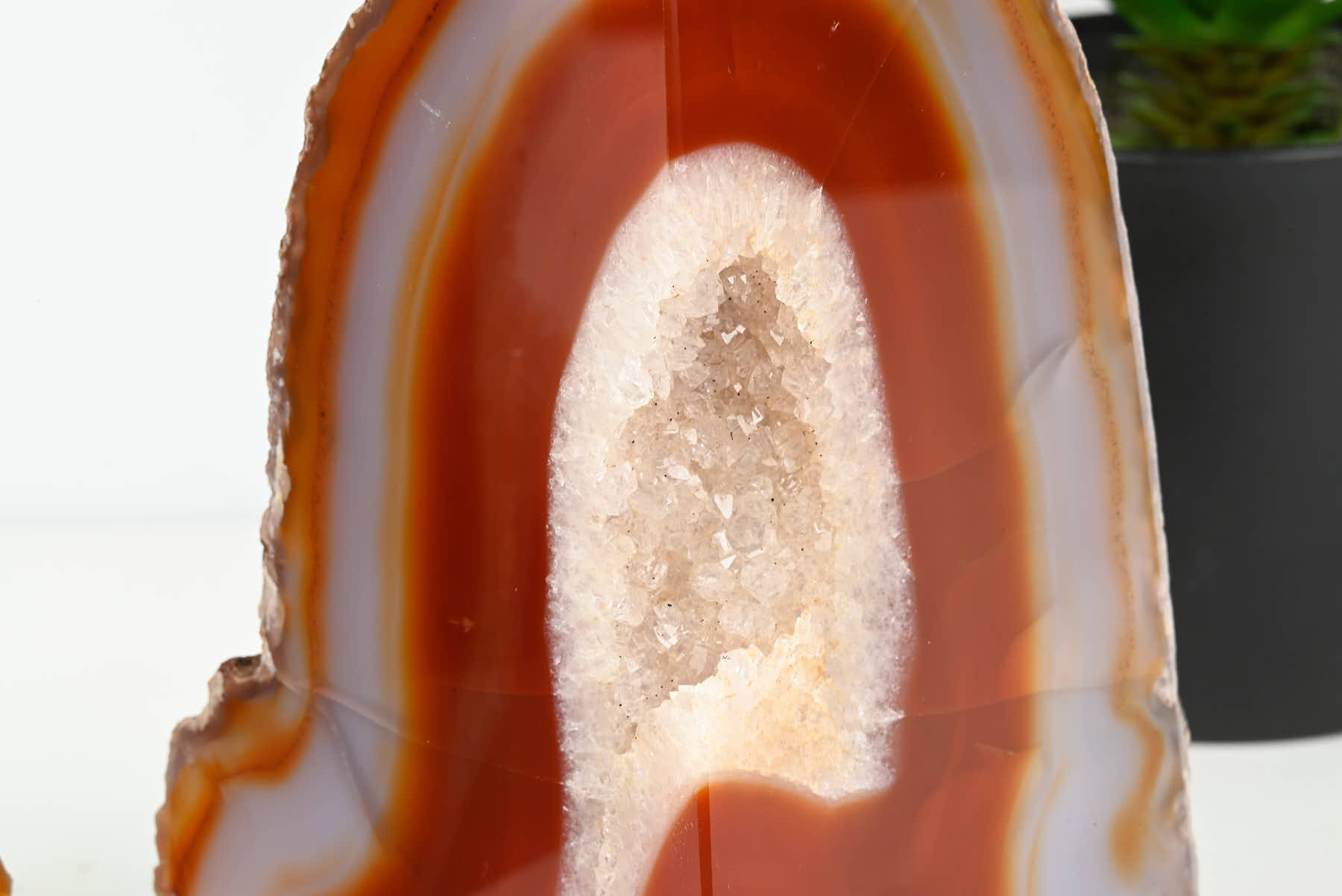 Extra Quality Natural Agate Bookends - 17cm tall - #BONATU-12004