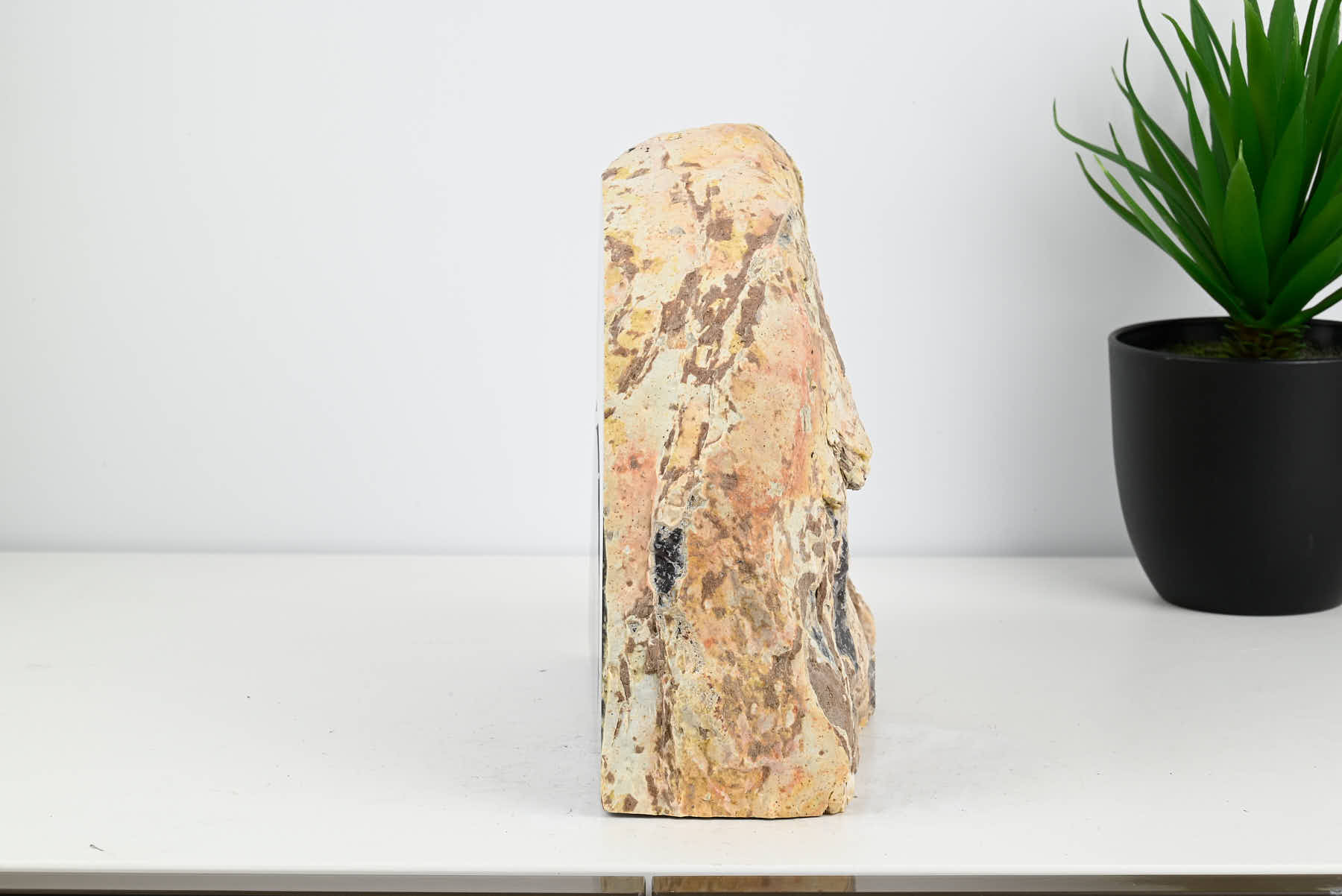 Extra Quality Natural Agate Bookends - 17cm tall - #BONATU-12009