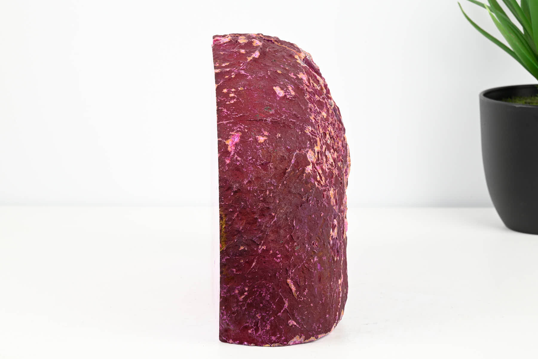 Extra Quality Pink Agate Bookends - 15cm tall - #BOPINK-12005