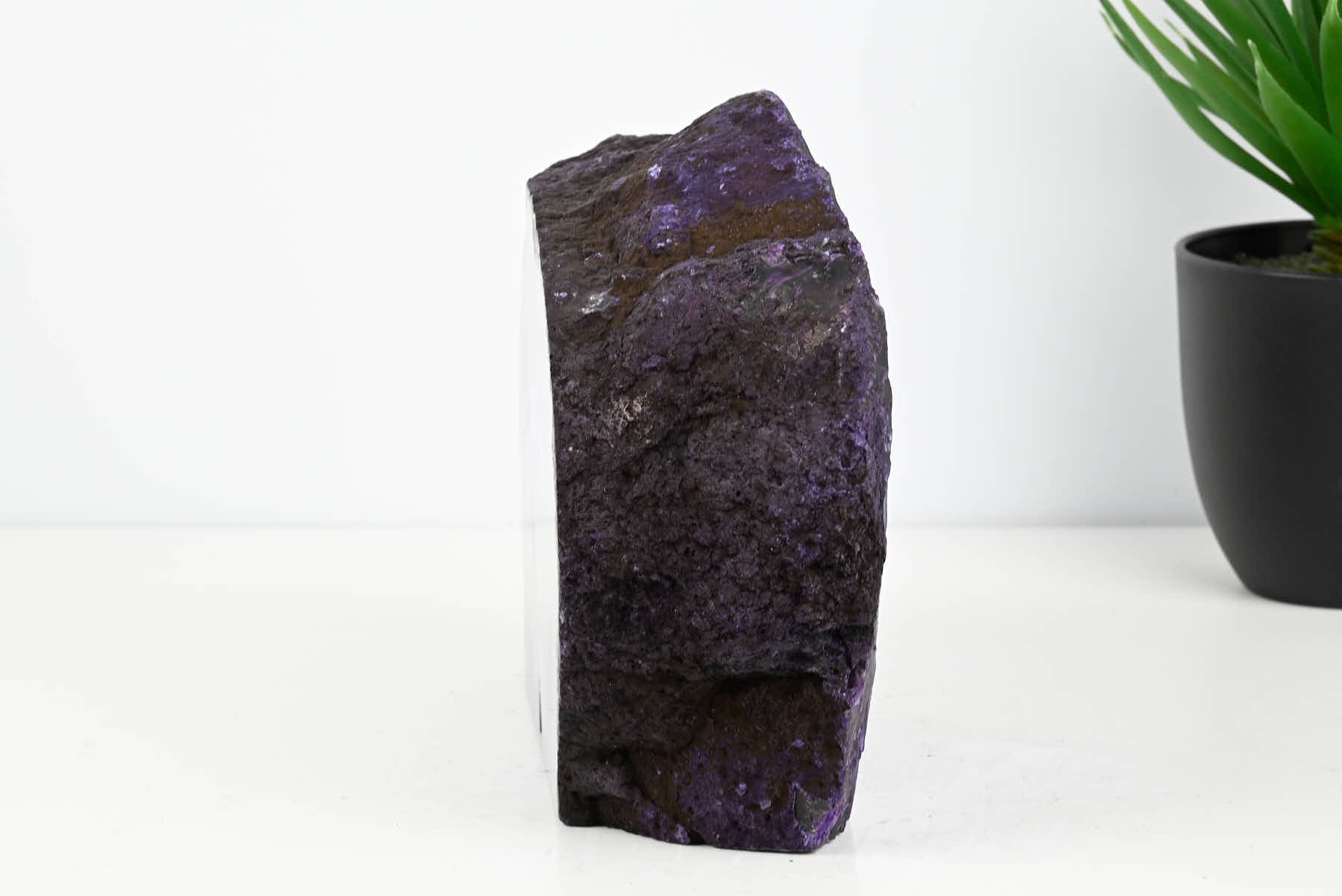 Extra Quality Purple Agate Bookends - 15cm tall - #BOPURP-12004