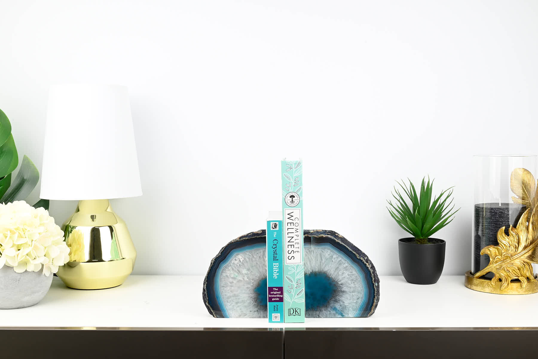 Extra Quality Teal Agate Bookends - 15cm tall - #BOTEAL-12002