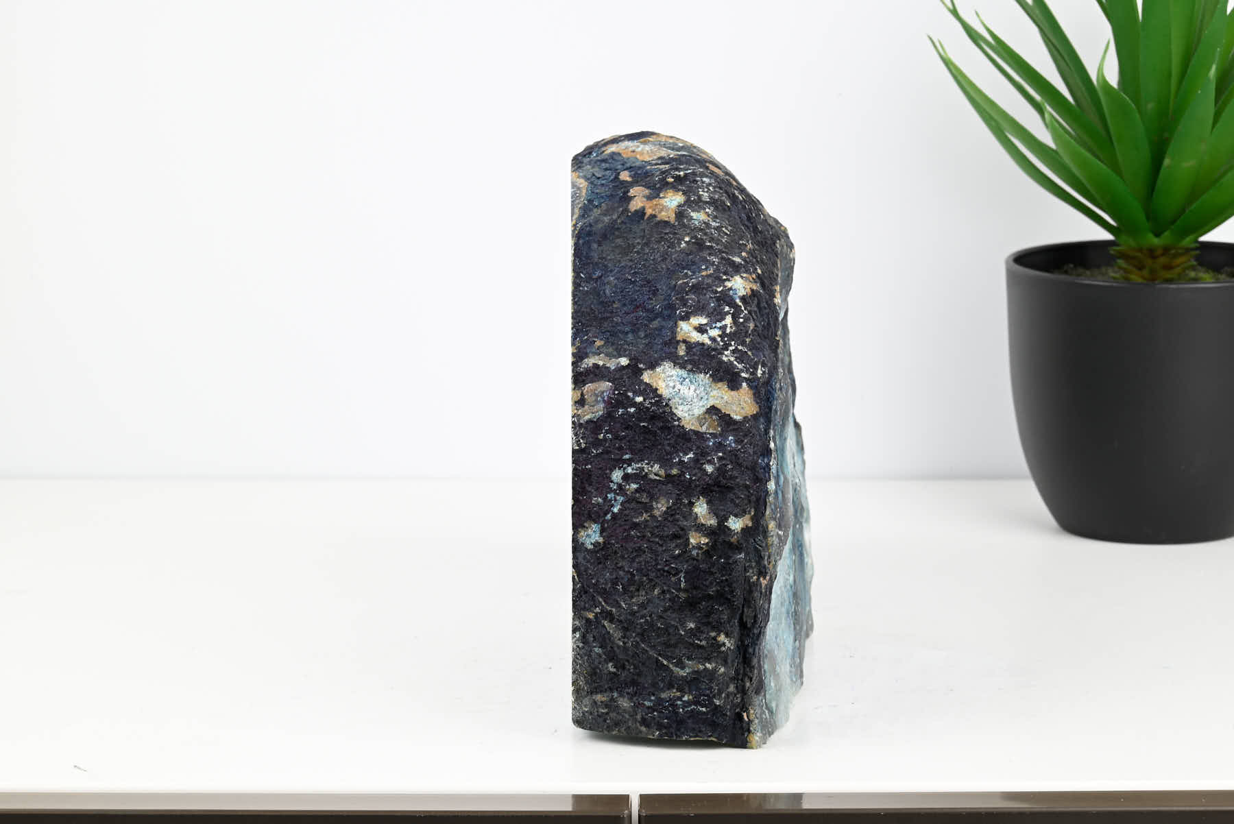 Extra Quality Teal Agate Bookends - 15cm tall - #BOTEAL-12002