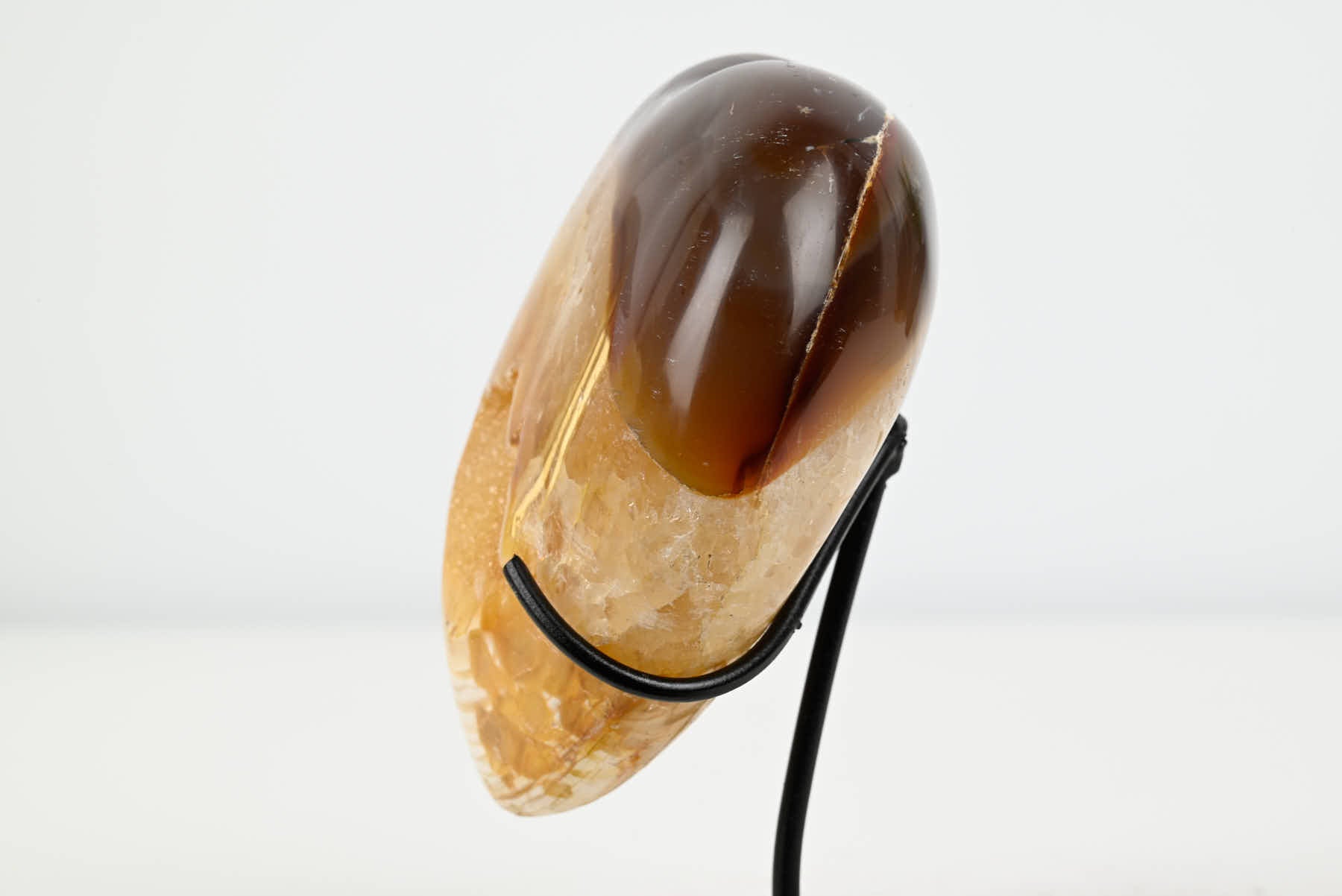 Extra Quality Agate Crystal Heart - 0.59kg, 11cm high - #HTAGAT-34011