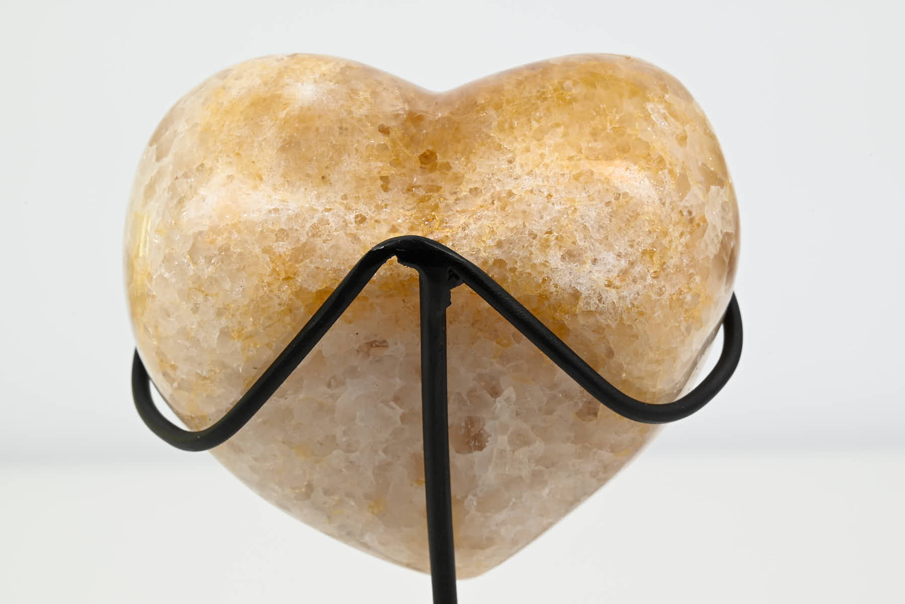 Extra Quality Agate Crystal Heart - 0.48kg, 11cm high - #HTAGAT-34021