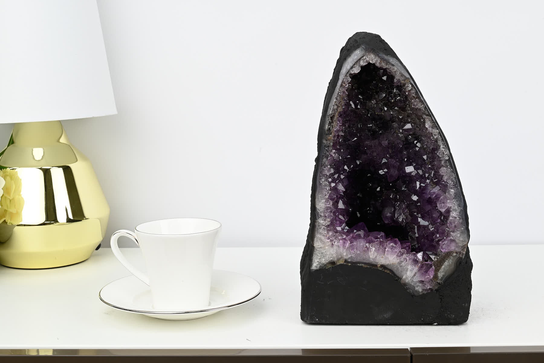 Extra Quality Amethyst Cathedral - 6.87kg, 28cm tall - #CAAMET-10058