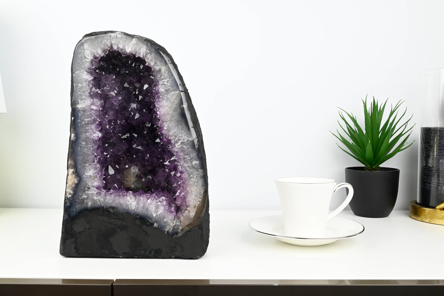 Extra Quality Amethyst Cathedral - 8.28kg, 28cm tall - #CAAMET-10030