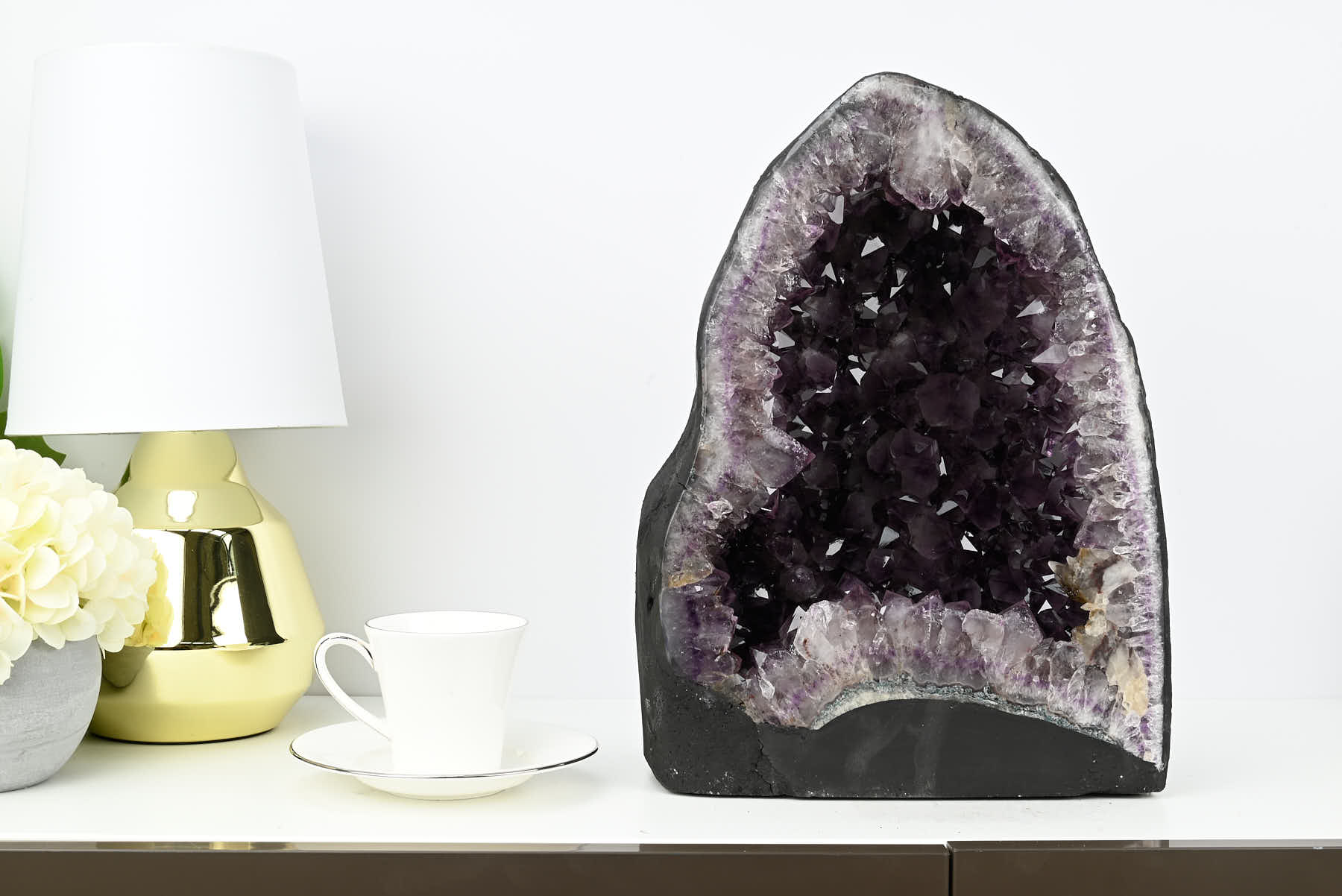 Extra Quality Amethyst Cathedral - 21.63kg, 38cm tall - #CAAMET-10063