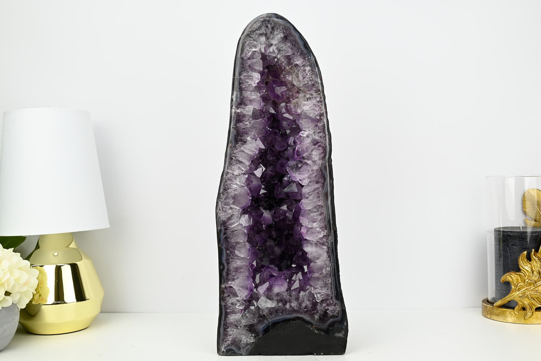 Extra Quality Amethyst Cathedral - 17.71kg, 53cm tall - #CAAMET-10066