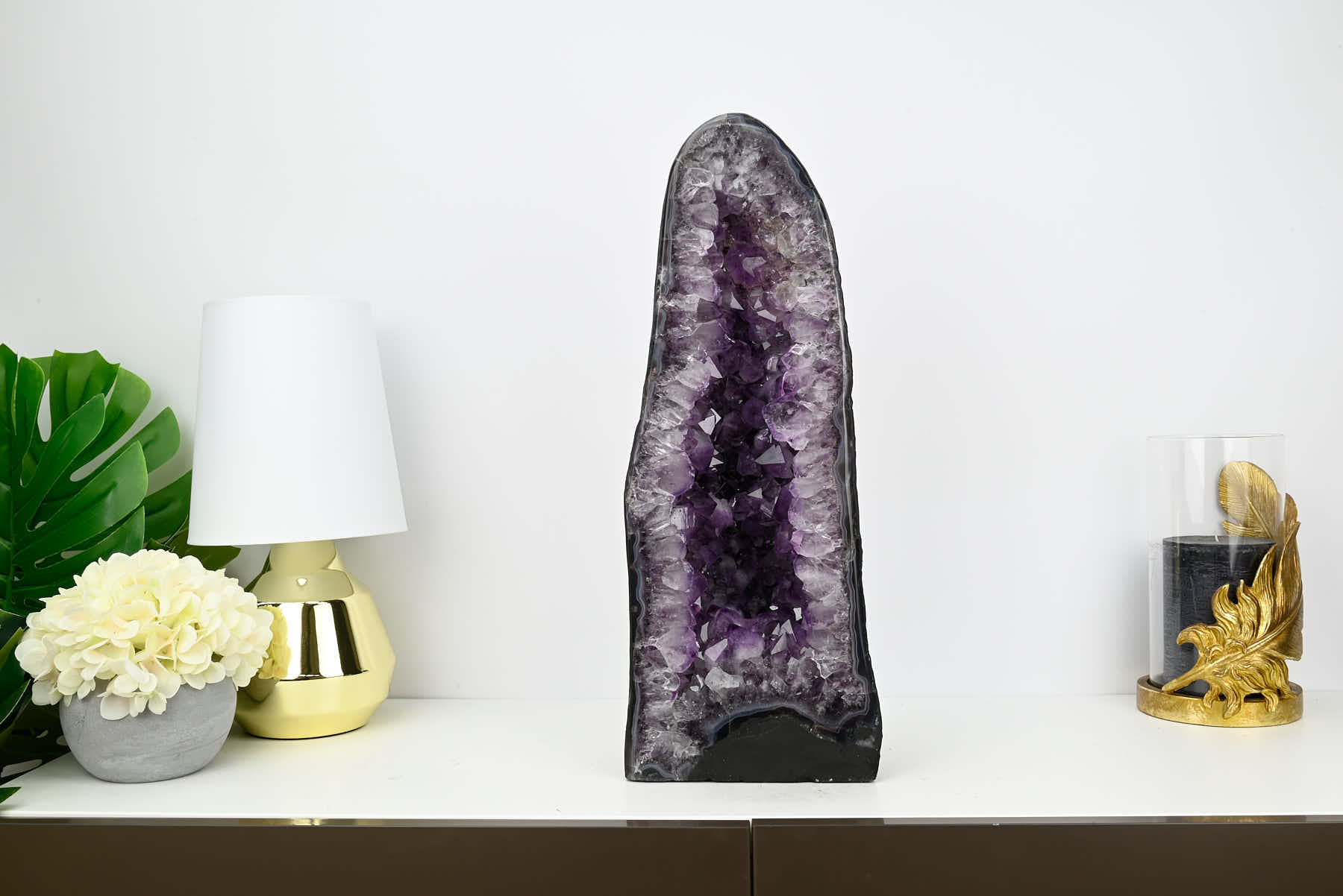 Extra Quality Amethyst Cathedral - 17.71kg, 53cm tall - #CAAMET-10066