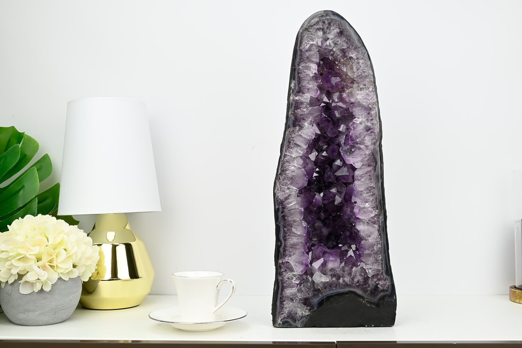 Extra Quality Amethyst Cathedral - 17.71kg, 53cm tall - #CAAMET-10066