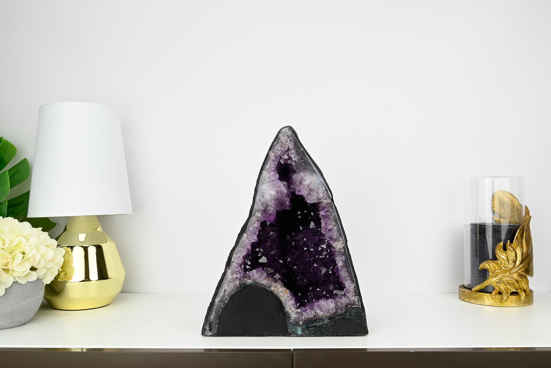 Extra Quality Amethyst Cathedral - 12.84kg, 34cm tall - #CAAMET-10065