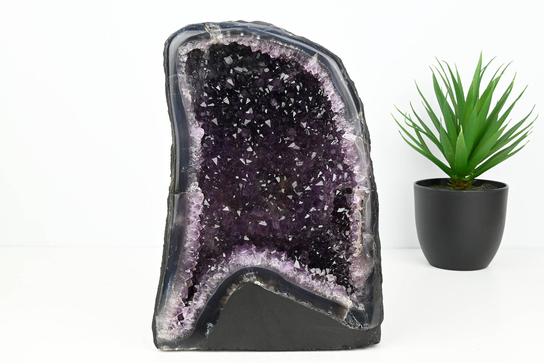 Extra Quality Amethyst Cathedral - 5.1kg, 24cm tall - #CAAMET-10027