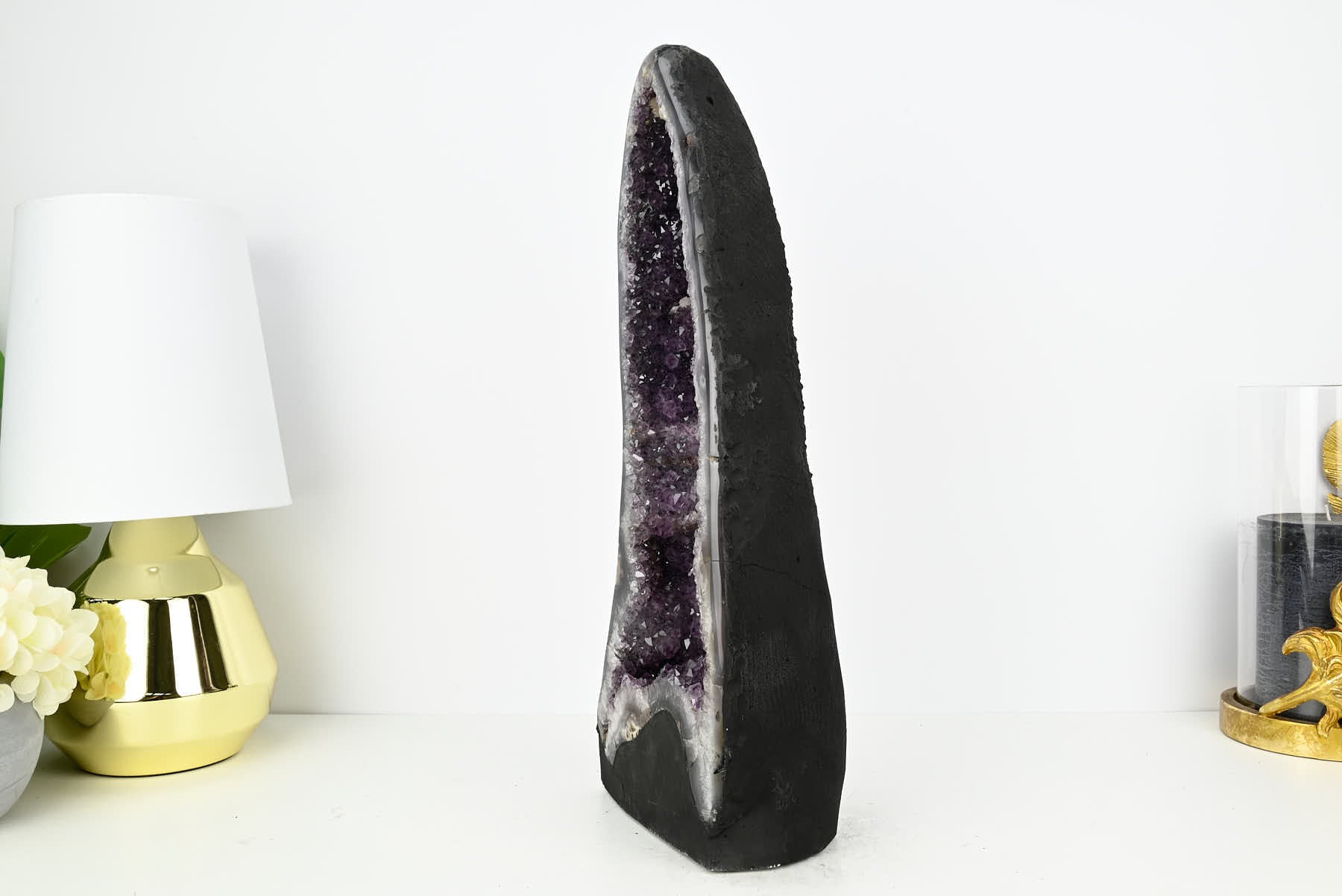 Extra Quality Amethyst Cathedral - 8.53kg, 47cm tall - #CAAMET-10069