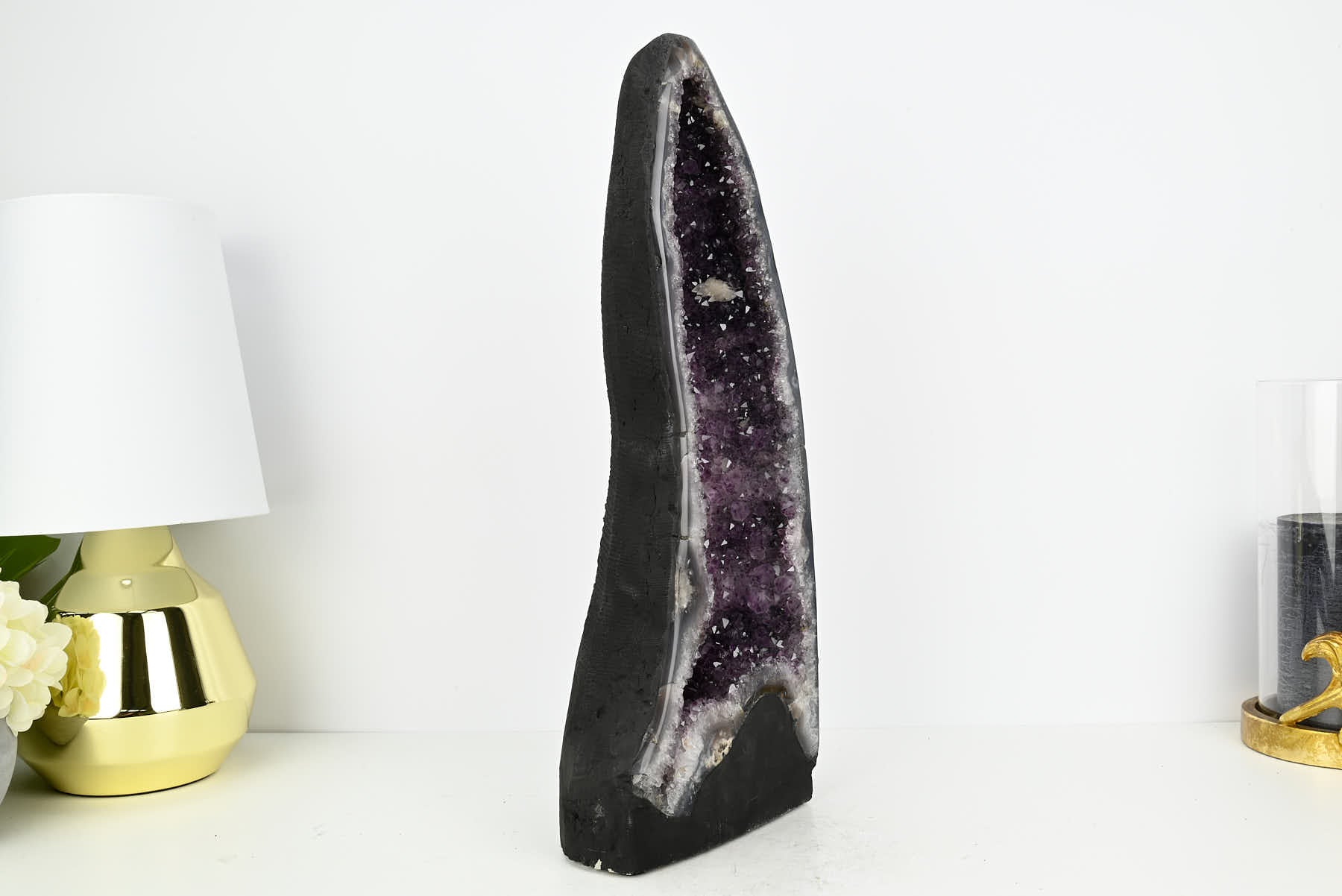 Extra Quality Amethyst Cathedral - 8.53kg, 47cm tall - #CAAMET-10069