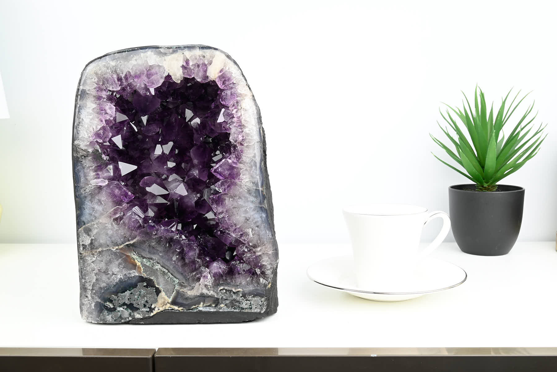 Extra Quality Amethyst Cathedral - 7.78kg, 25cm tall - #CAAMET-10031