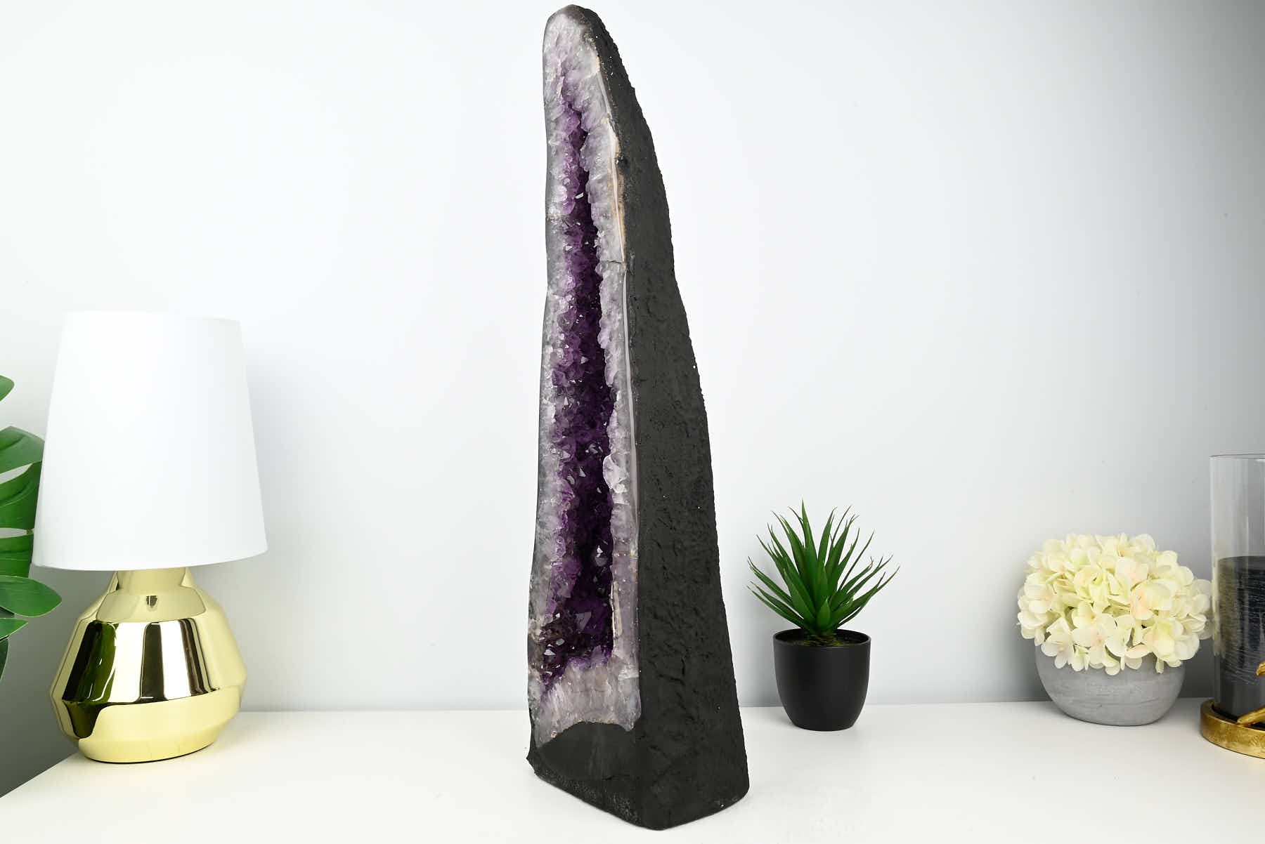 Extra Quality Amethyst Cathedral - 14.22kg, 65cm tall - #CAAMET-10036