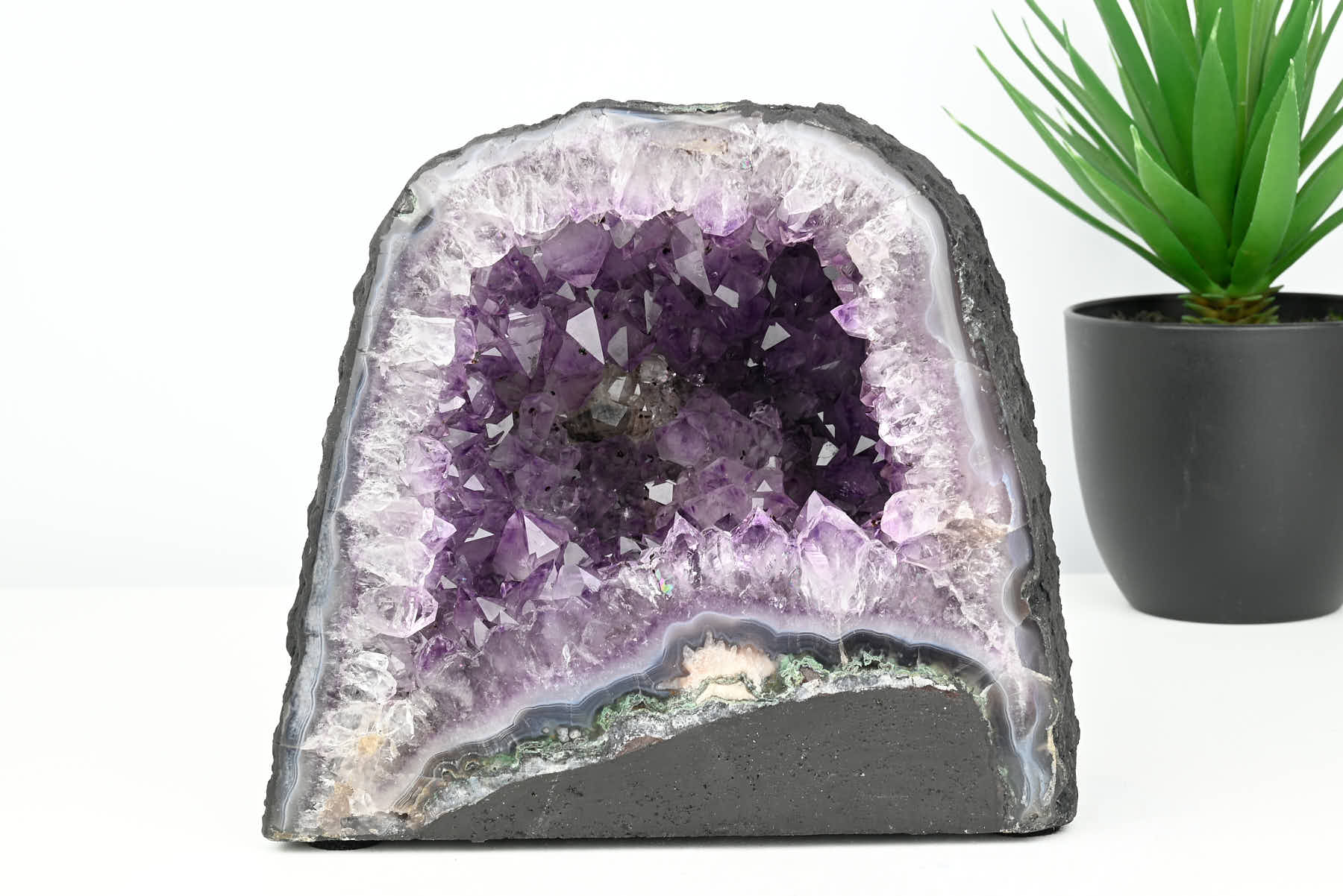 Extra Quality Amethyst Cathedral - 4.28kg, 16cm tall - #CAAMET-10018