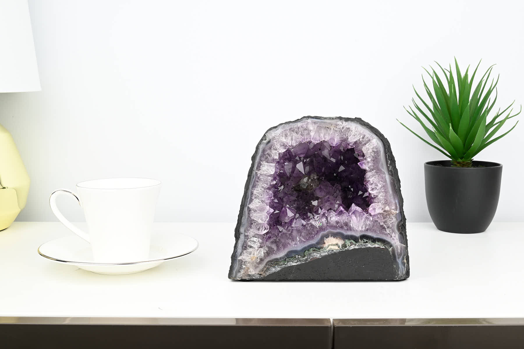 Extra Quality Amethyst Cathedral - 4.28kg, 16cm tall - #CAAMET-10018