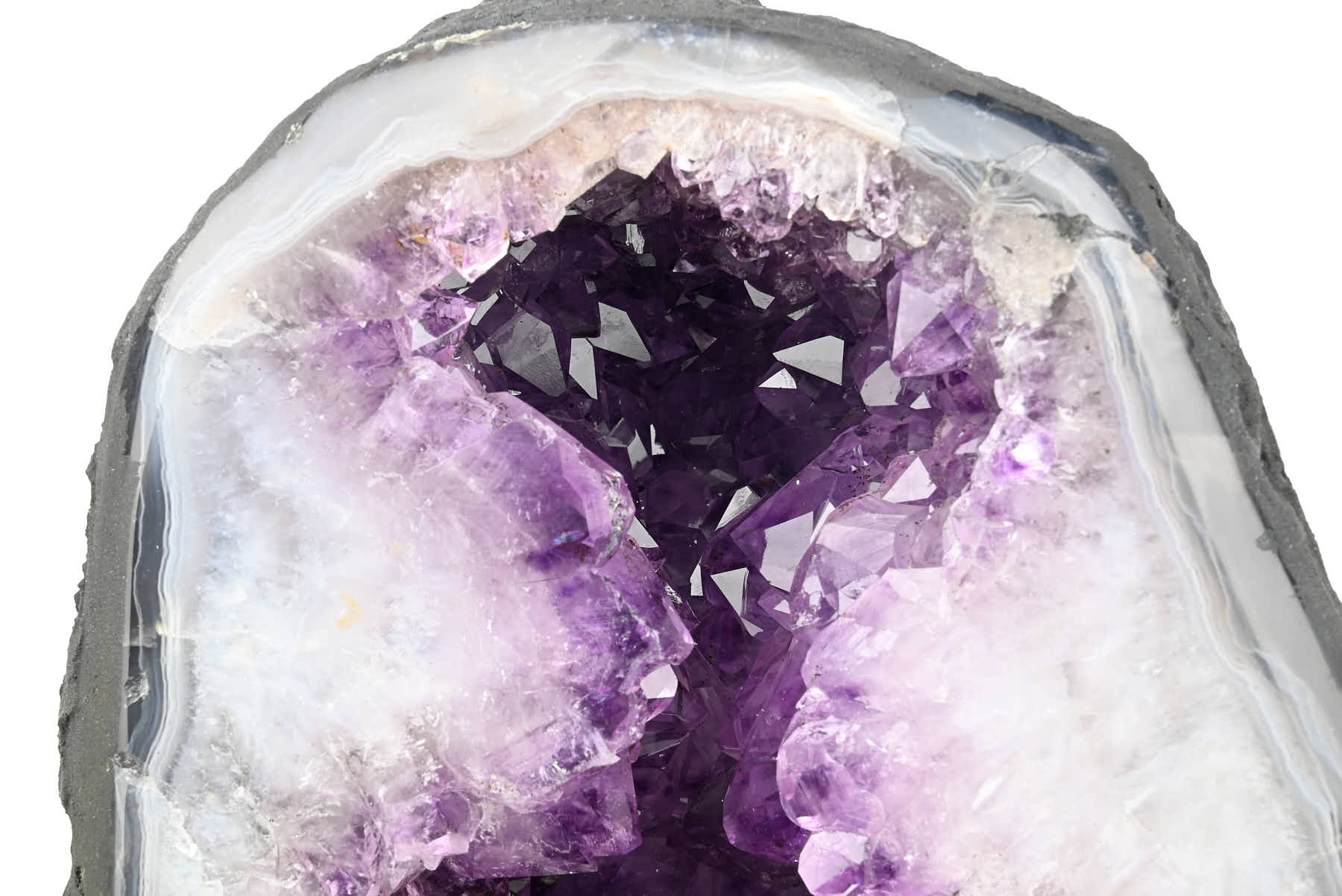 Extra Quality Amethyst Cathedral - 5.74kg, 24cm tall - #CAAMET-10034