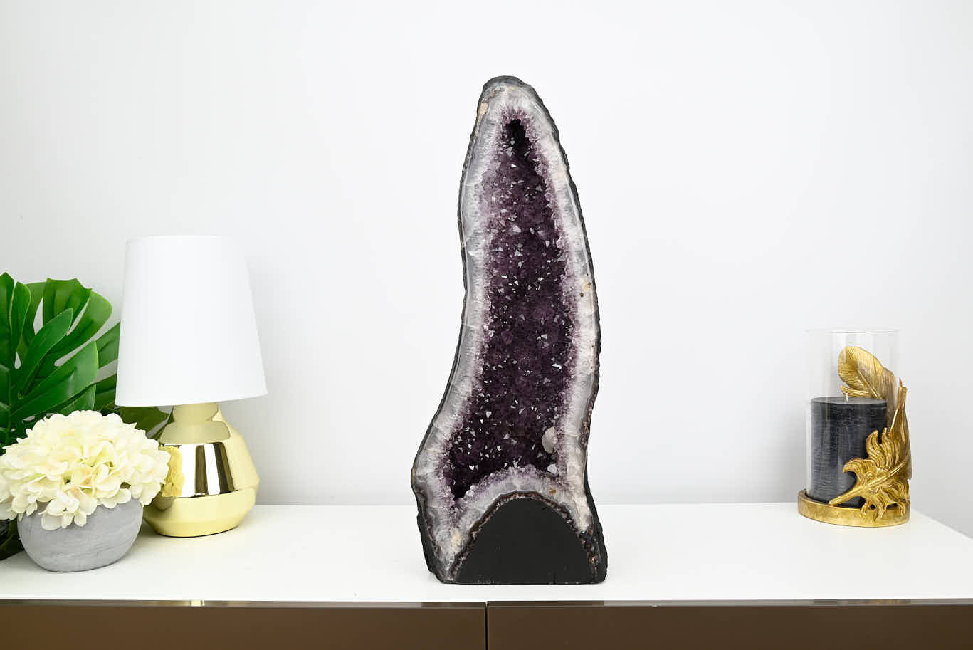 Extra Quality Amethyst Cathedral - 16.8kg, 57cm tall - #CAAMET-10072