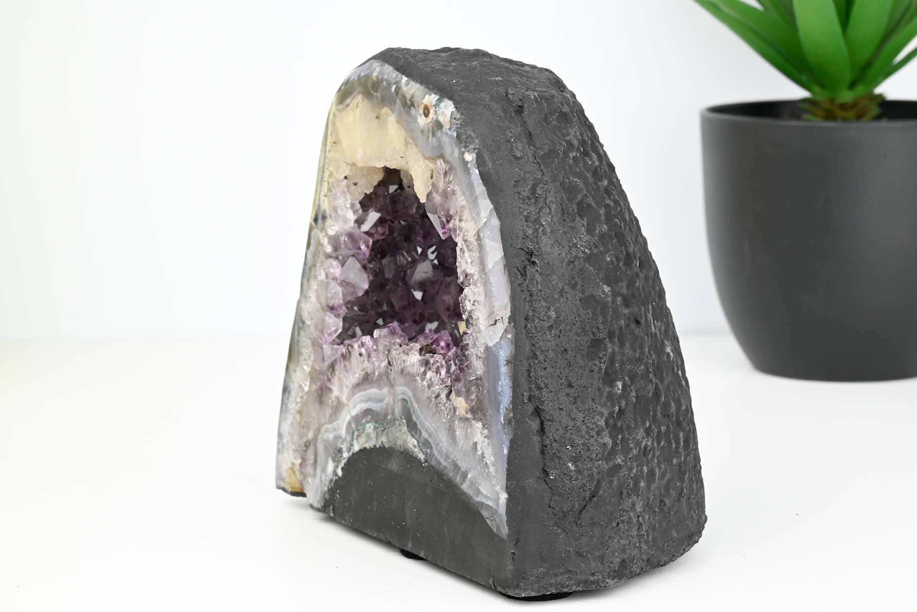 Extra Quality Amethyst Cathedral - 1.37kg, 12cm tall - #CAAMET-10024