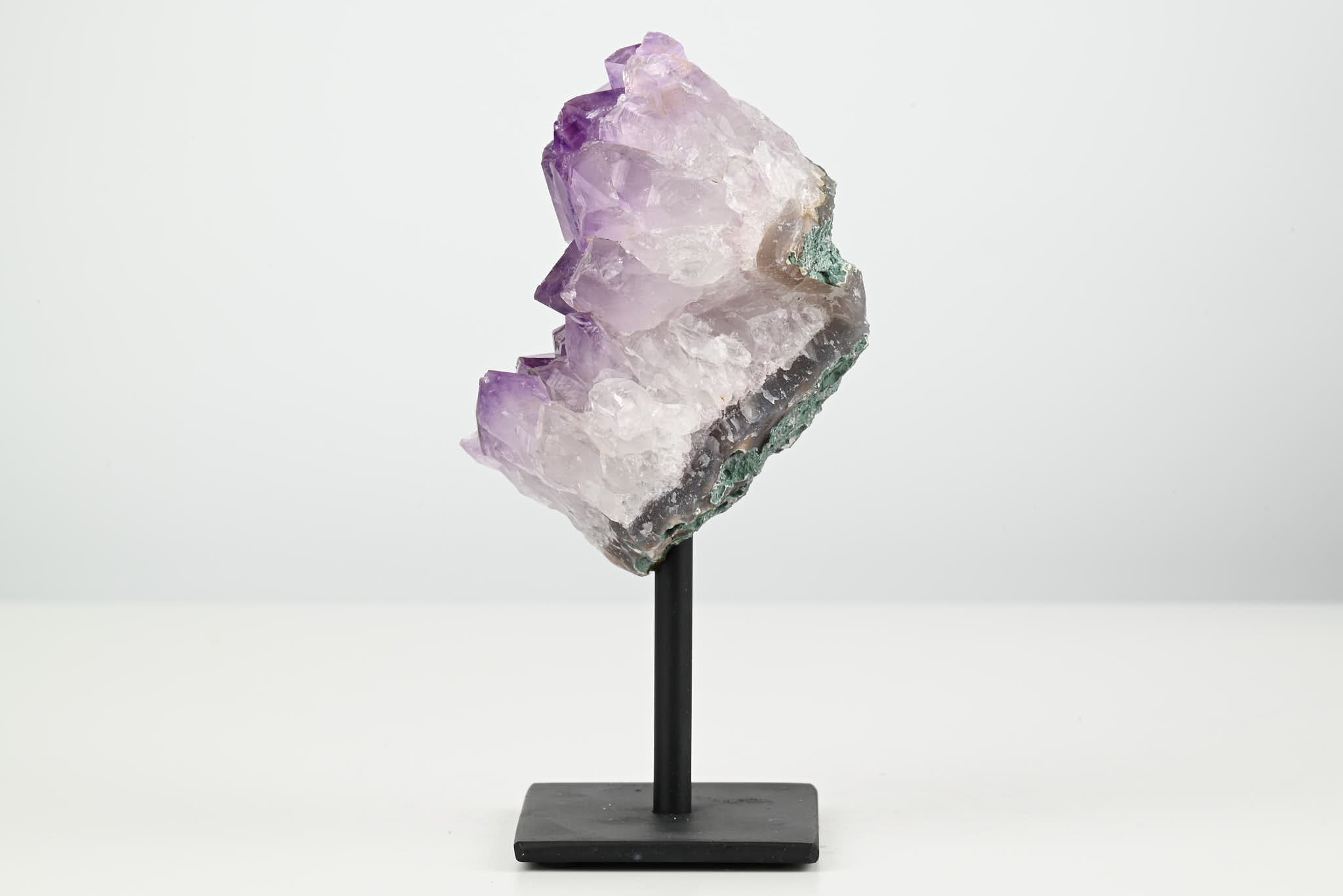 Amethyst Cluster on Stand - Small 14cm Tall - #CLUSAM-63003