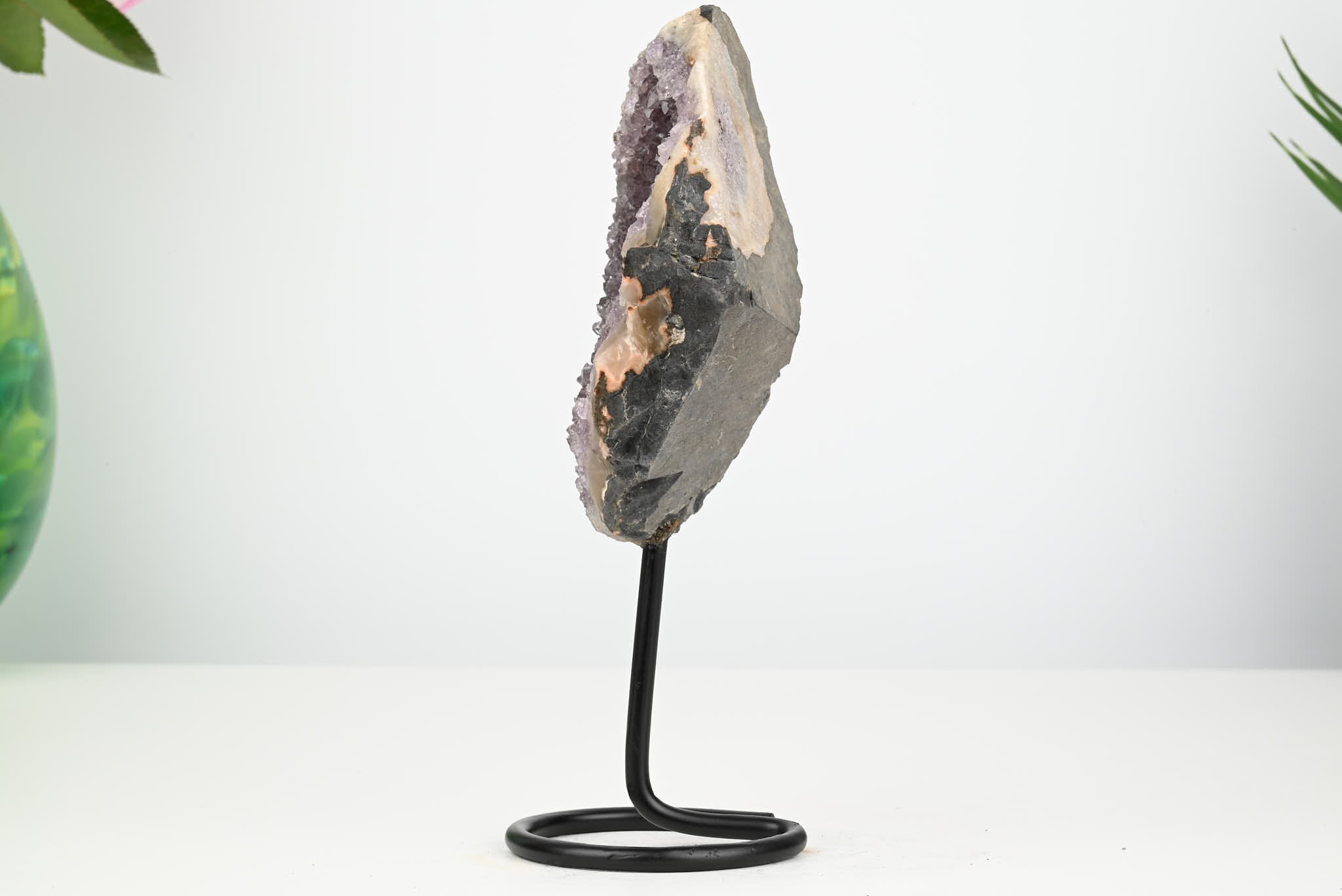 Amethyst Cluster on Stand - Small 18cm Tall - #CLUSAM-63035