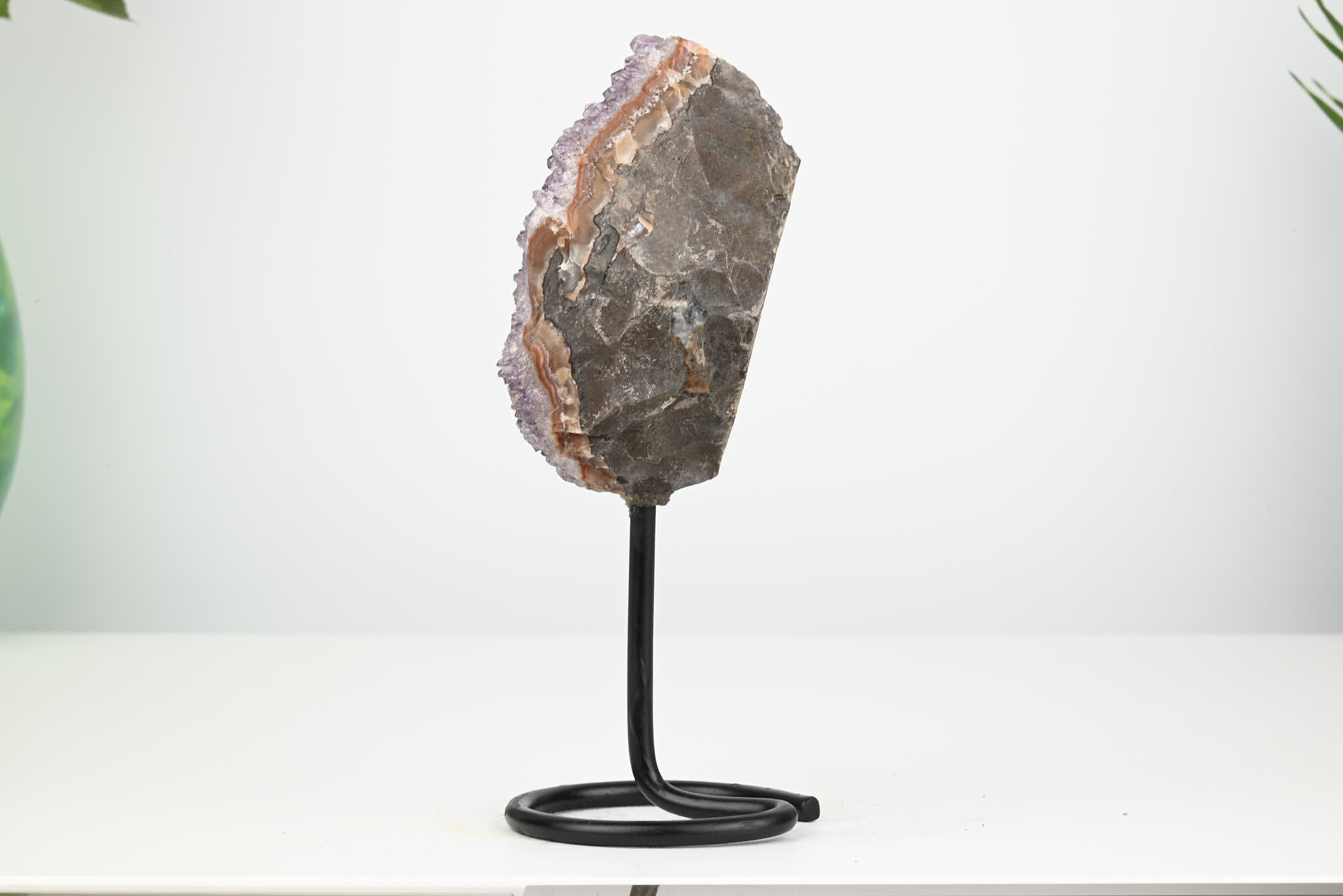Amethyst Cluster on Stand - Small 17cm Tall - #CLUSAM-63038