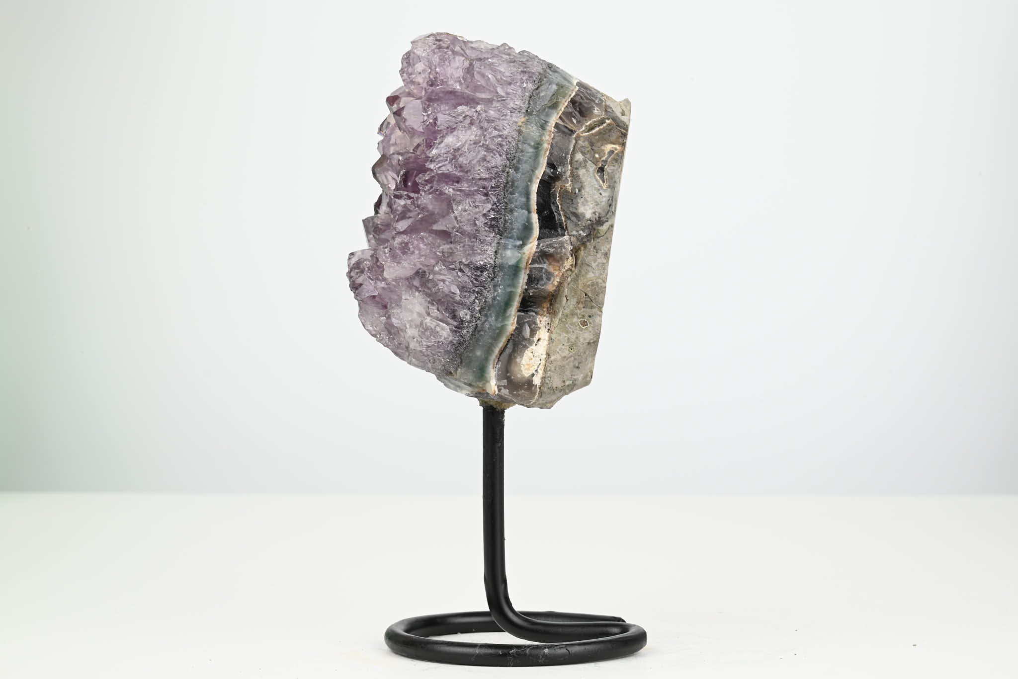 Amethyst Cluster on Stand - Small 16cm Tall - #CLUSAM-63039