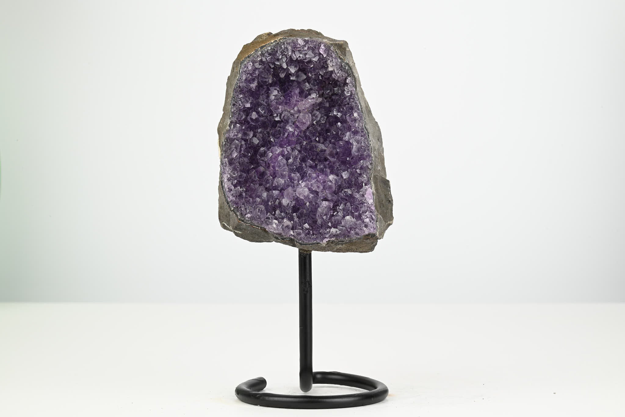 Amethyst Cluster on Stand - Small 16cm Tall - #CLUSAM-63040