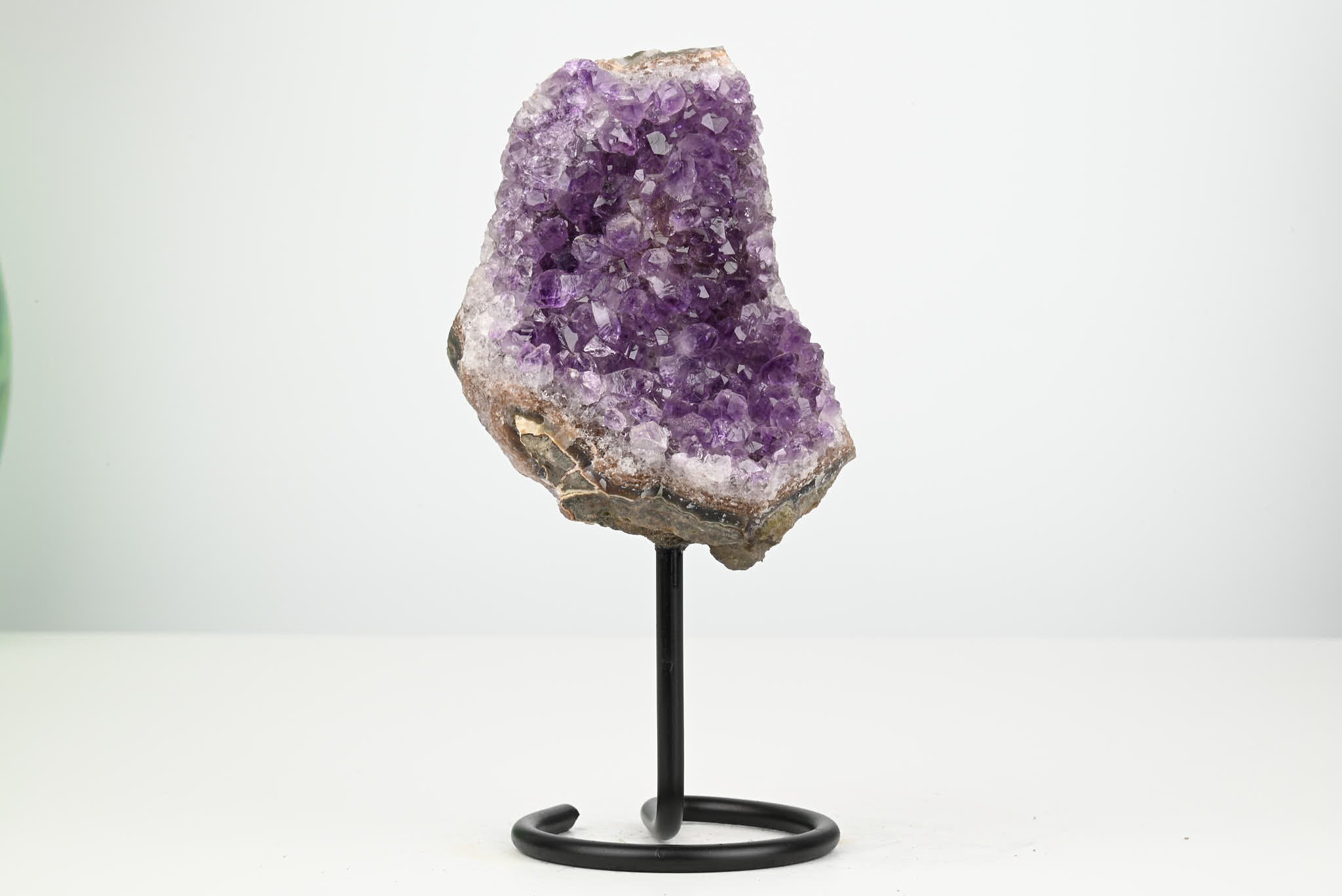 Amethyst Cluster on Stand - Small 16cm Tall - #CLUSAM-63043