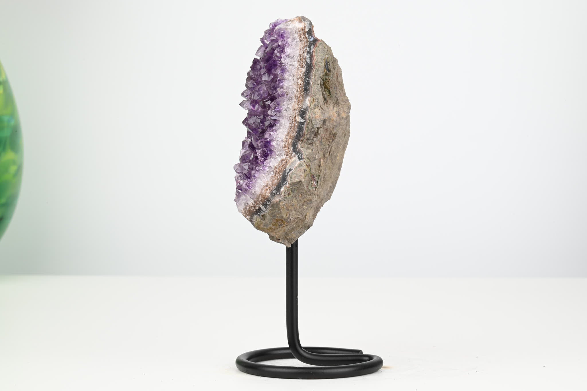Amethyst Cluster on Stand - Small 16cm Tall - #CLUSAM-63043