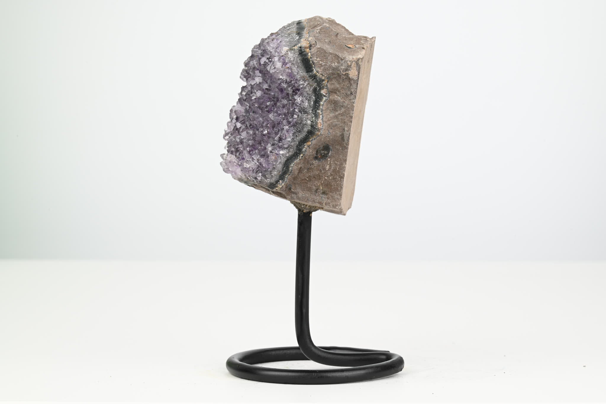 Amethyst Cluster on Stand - Small 13cm Tall - #CLUSAM-63044