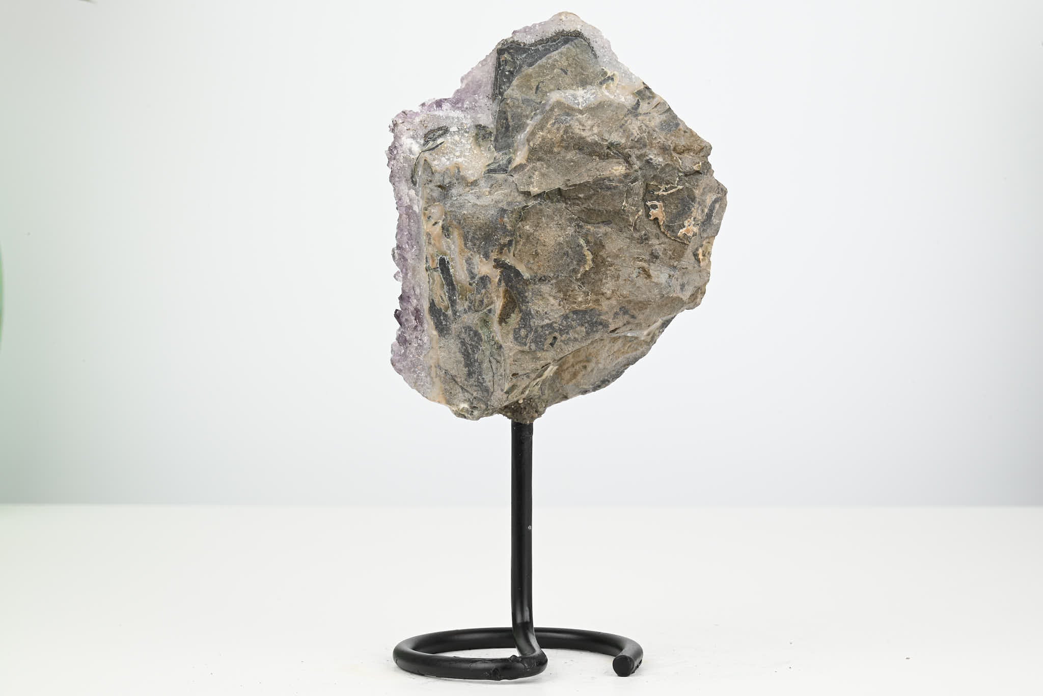 Amethyst Cluster on Stand - Small 16cm Tall - #CLUSAM-63047