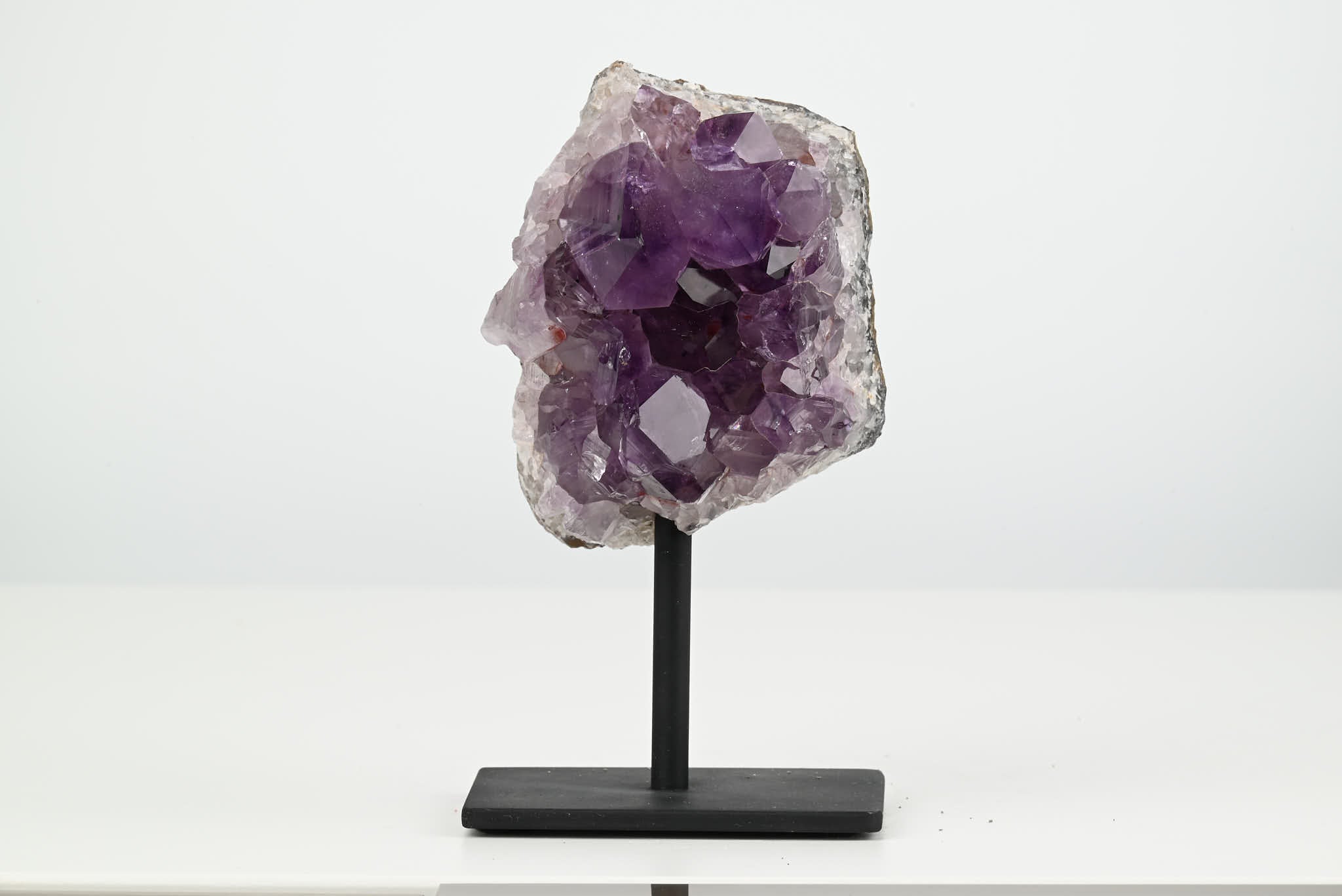 Amethyst Cluster on Stand - Small 14cm Tall - #CLUSAM-63013