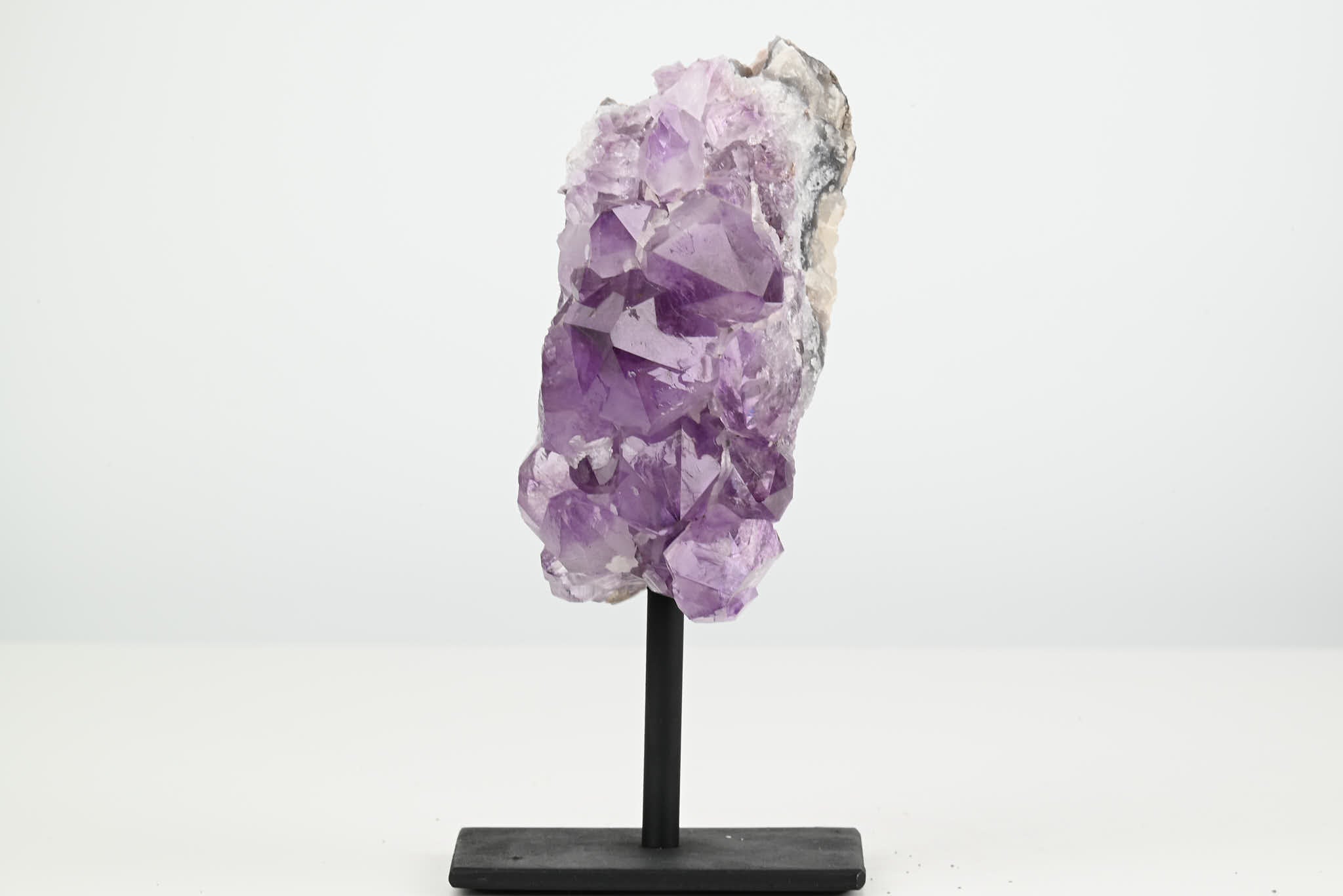 Amethyst Cluster on Stand - Small 14cm Tall - #CLUSAM-63014