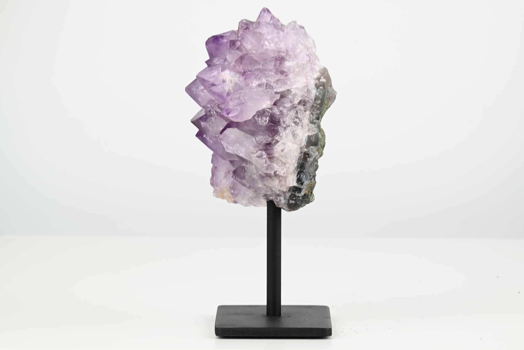 Amethyst Cluster on Stand - Small 14cm Tall - #CLUSAM-63017