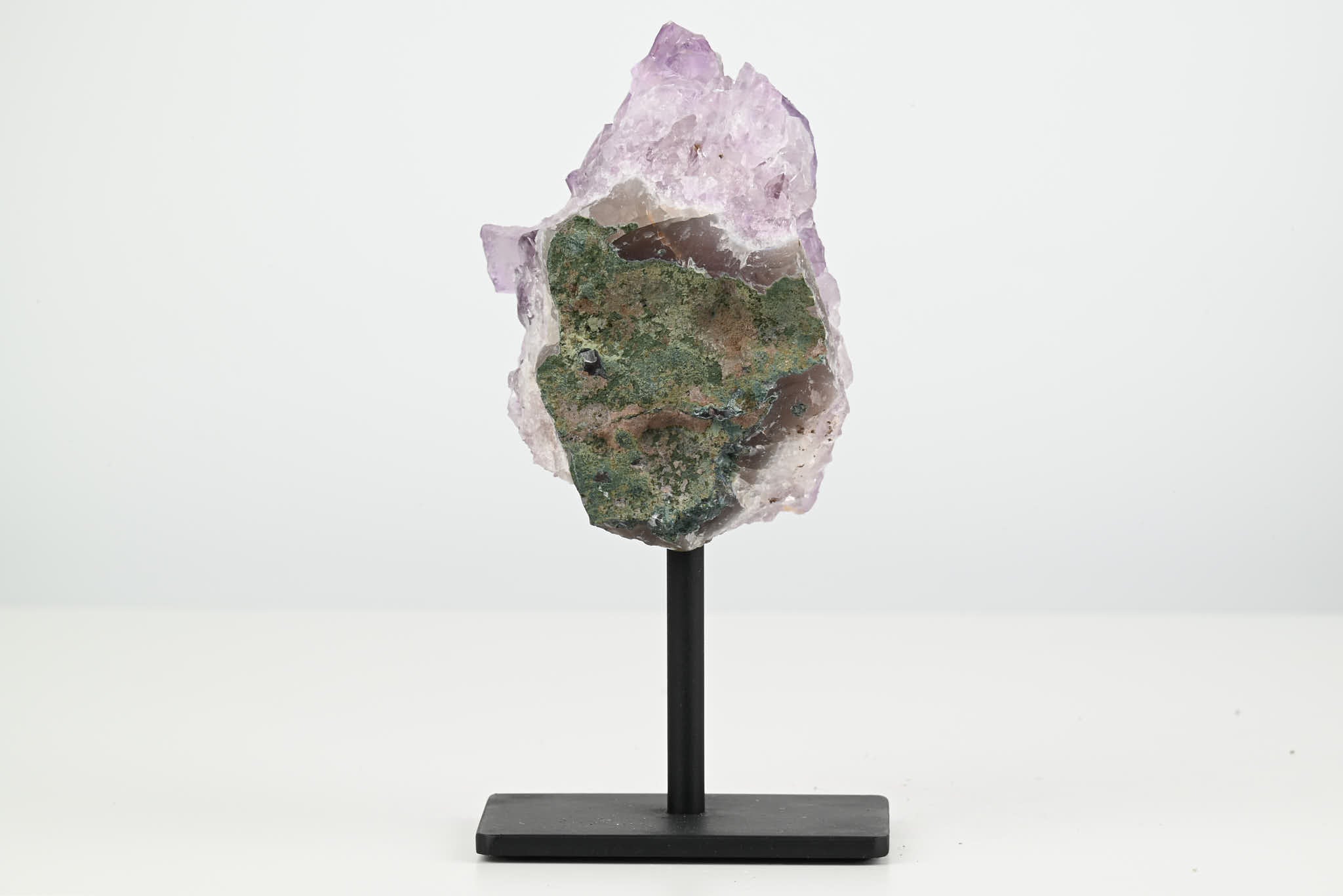 Amethyst Cluster on Stand - Small 14cm Tall - #CLUSAM-63017