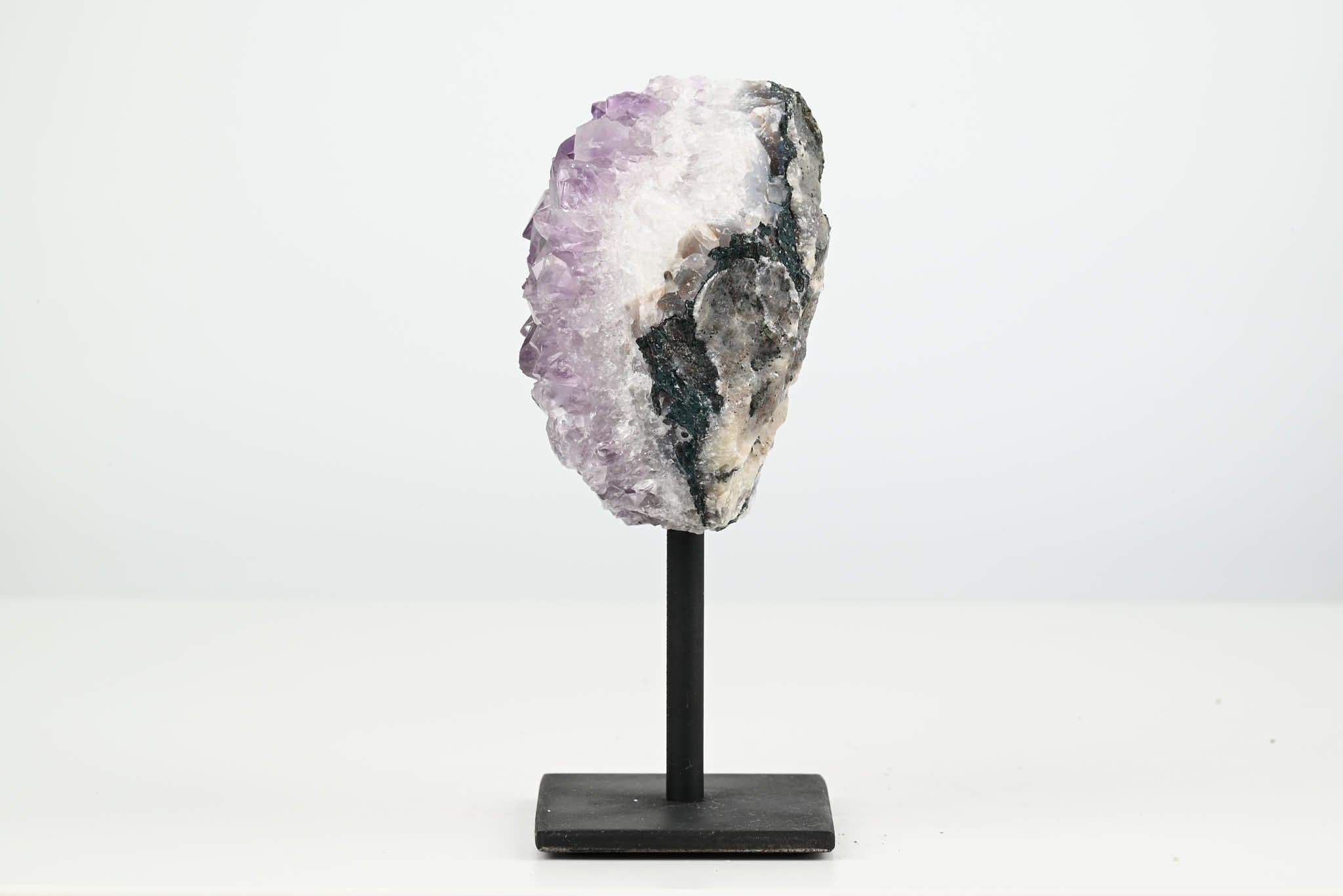 Amethyst Cluster on Stand - Small 14cm Tall - #CLUSAM-63018