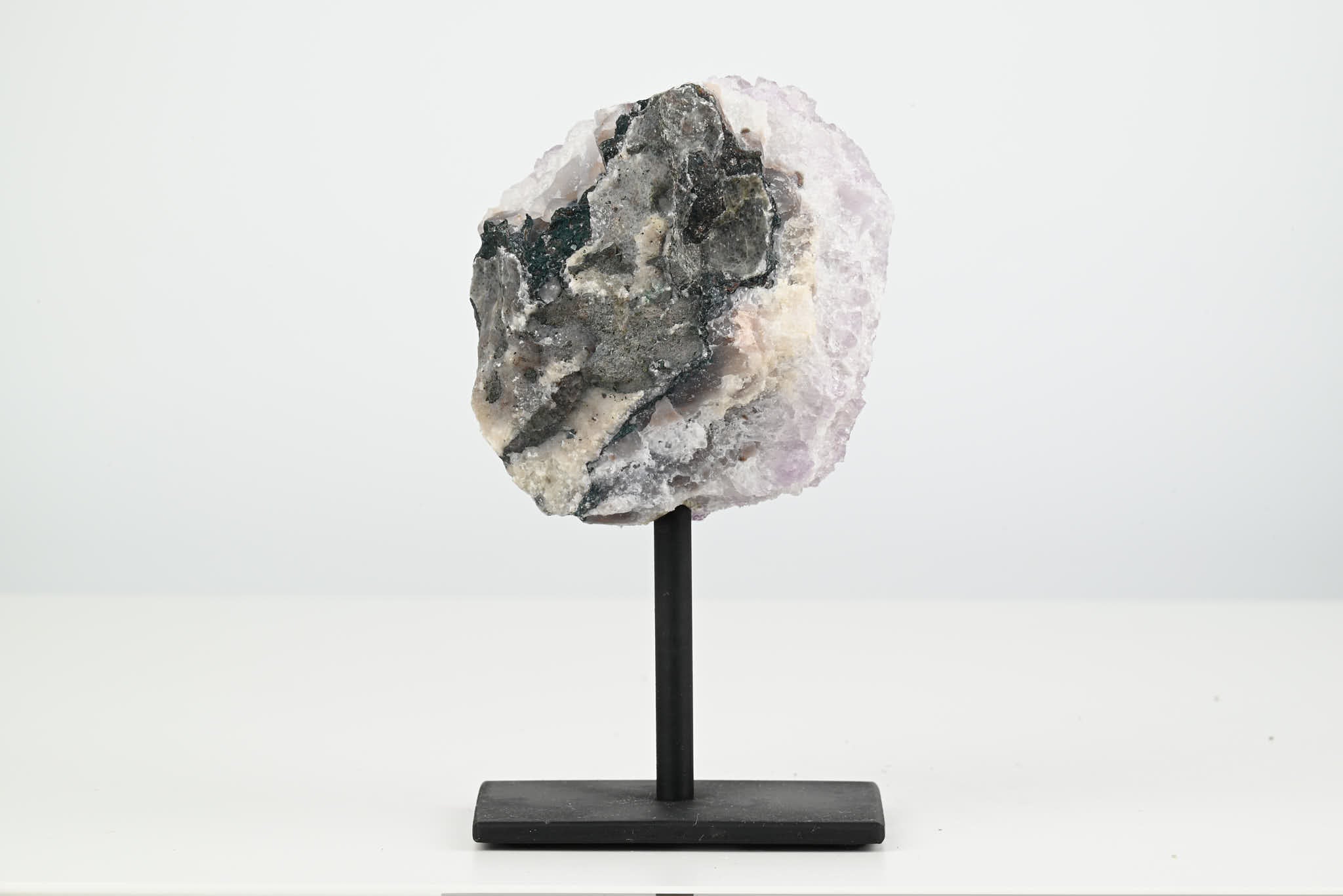 Amethyst Cluster on Stand - Small 14cm Tall - #CLUSAM-63018