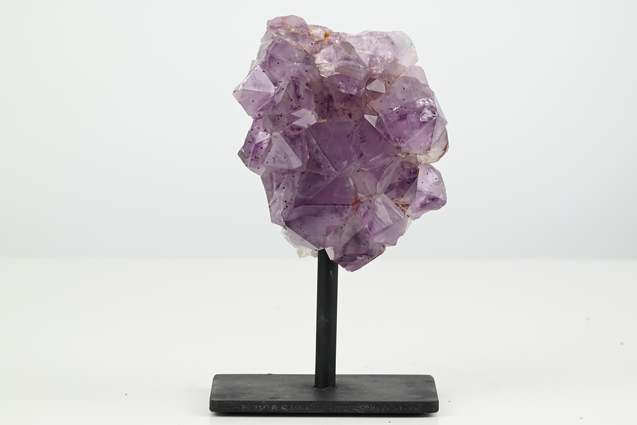 Amethyst Cluster on Stand - Small 13cm Tall - #CLUSAM-63021