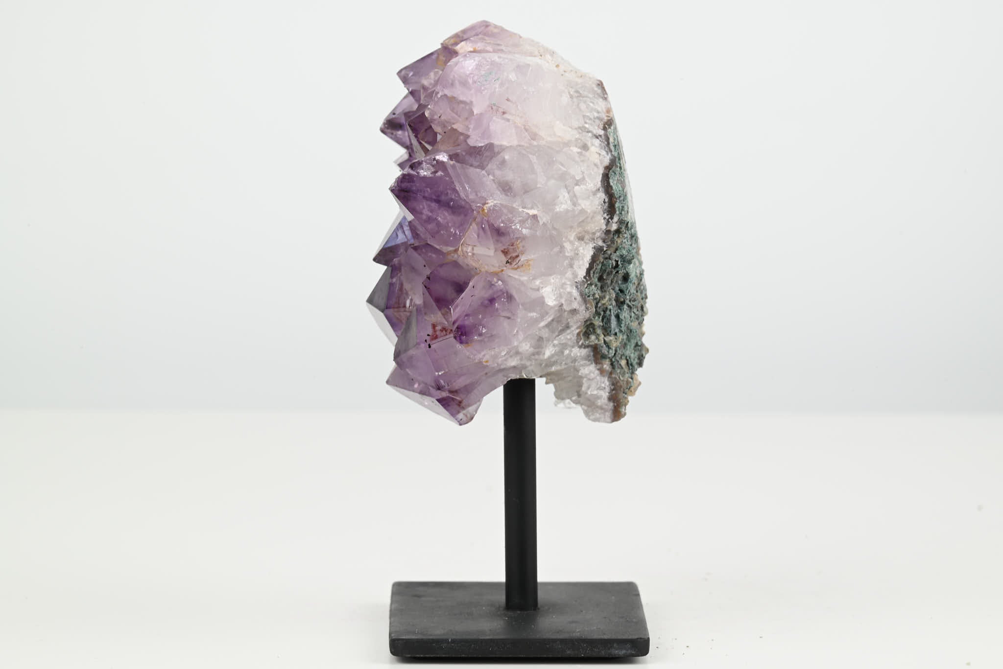 Amethyst Cluster on Stand - Small 13cm Tall - #CLUSAM-63021