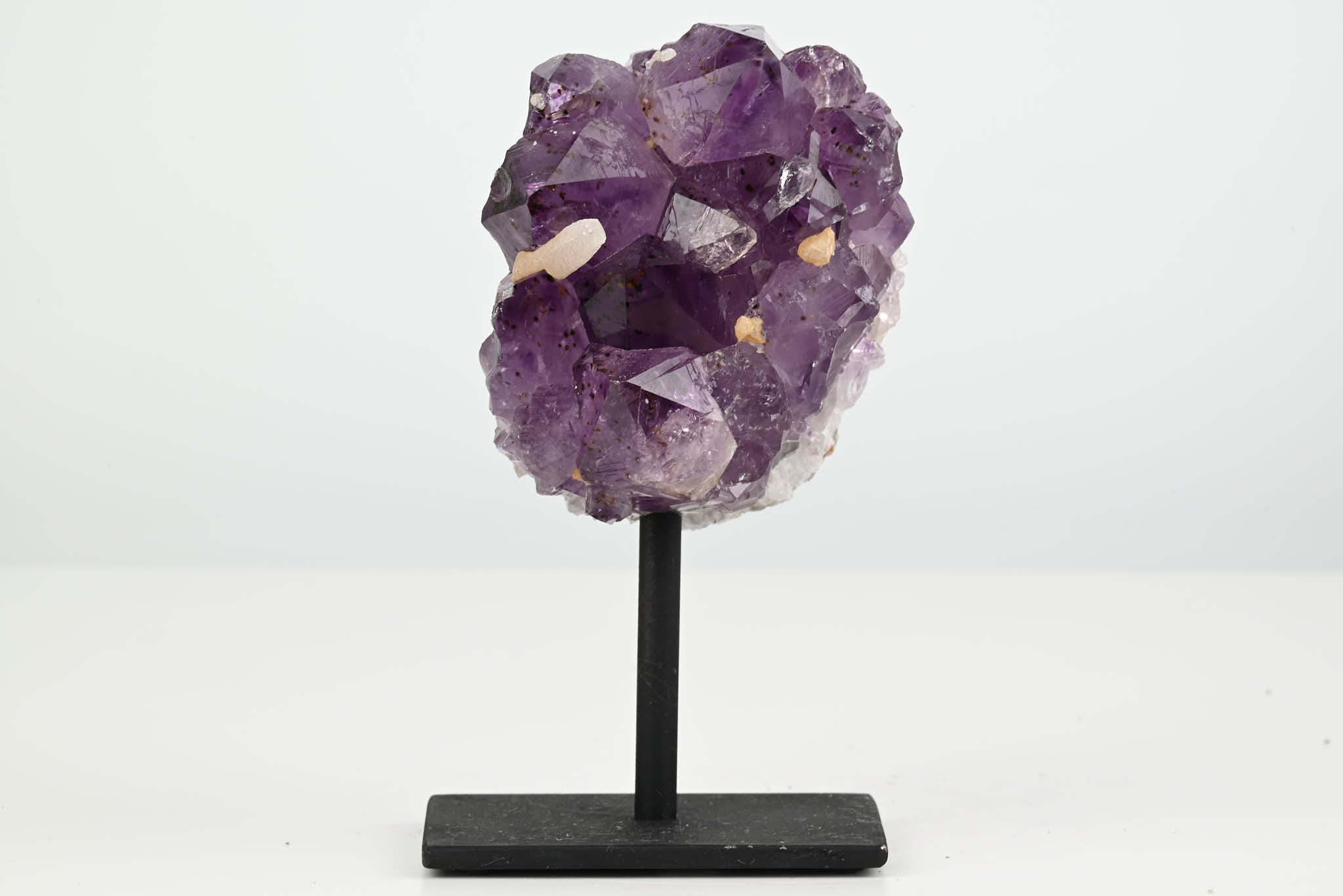 Amethyst Cluster on Stand - Small 13cm Tall - #CLUSAM-63022