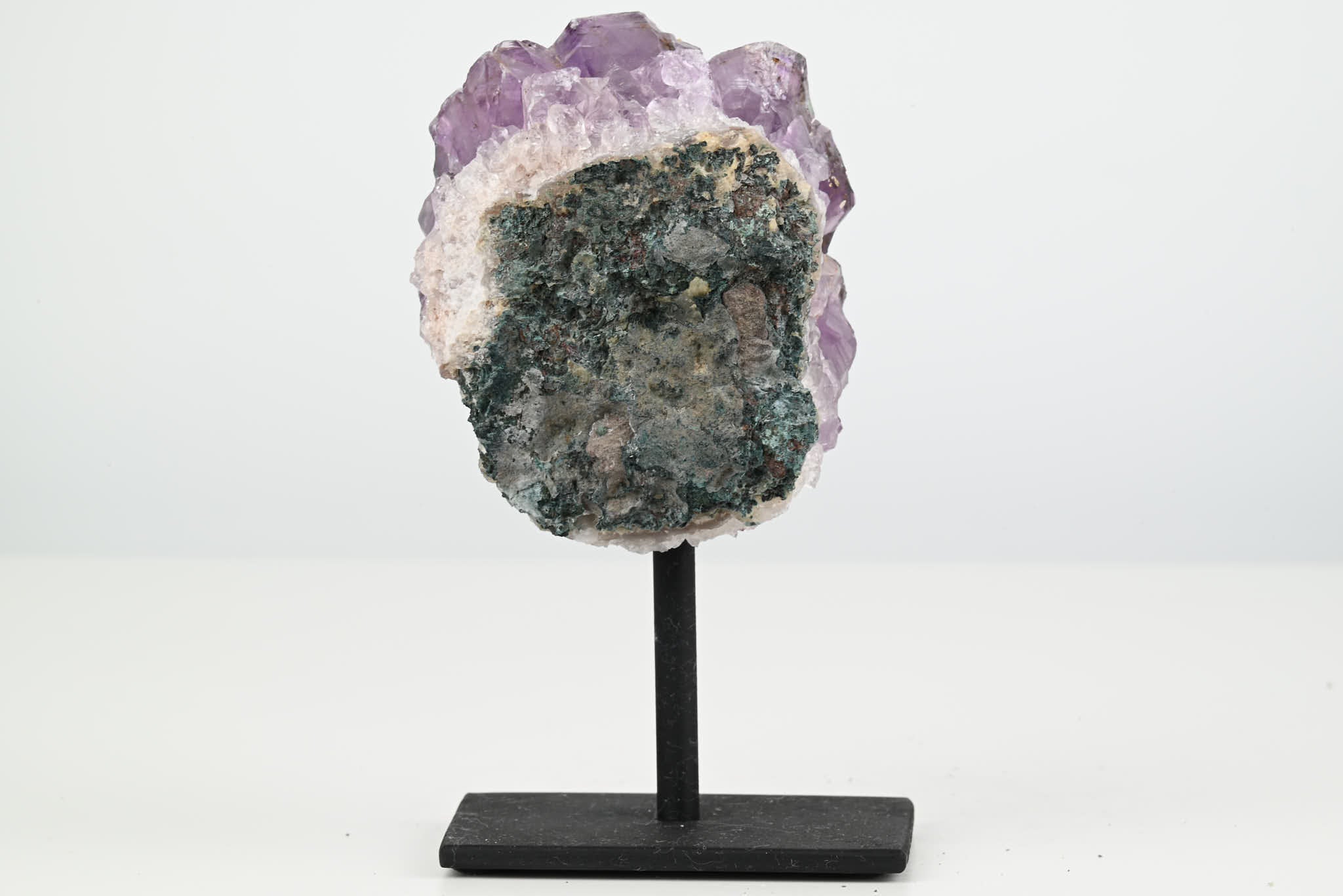 Amethyst Cluster on Stand - Small 13cm Tall - #CLUSAM-63022