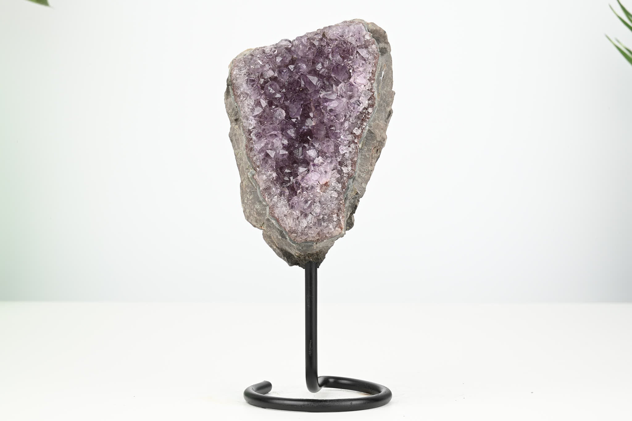 Amethyst Cluster on Stand - Small 17cm Tall - #CLUSAM-63030
