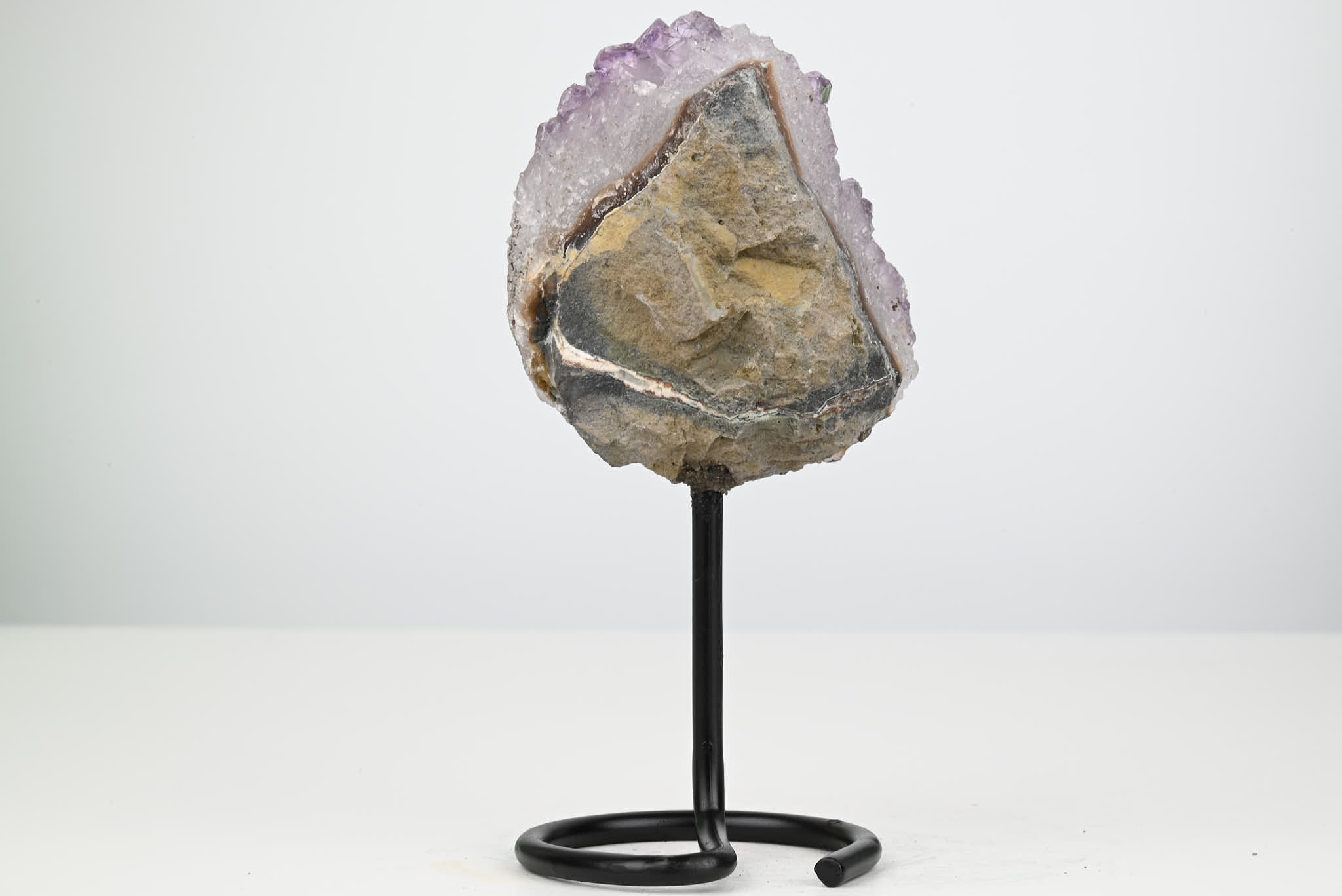 Amethyst Cluster on Stand - Small 15cm Tall - #CLUSAM-63031